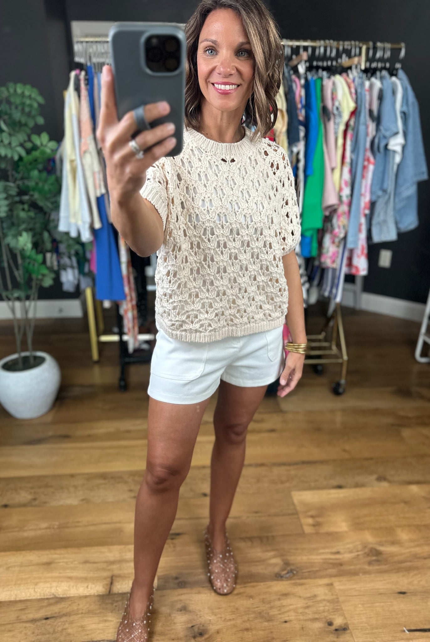 What I've Found Knit Top-Short Sleeves-ee:some-Anna Kaytes Boutique, Women's Fashion Boutique in Grinnell, Iowa
