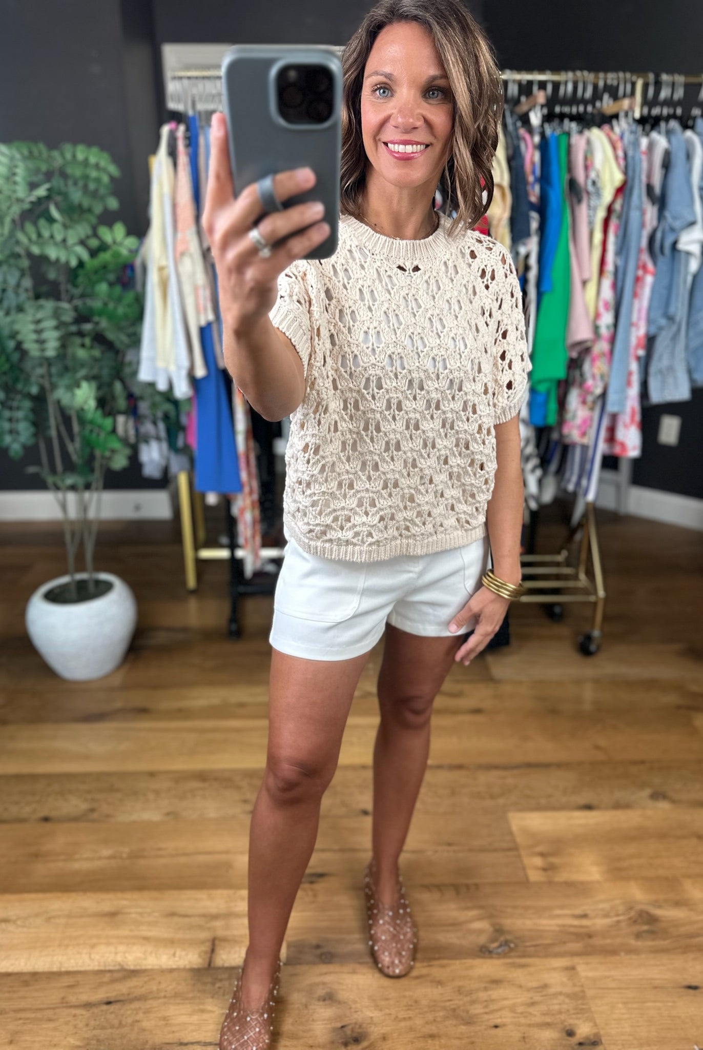 What I've Found Knit Top-Short Sleeves-ee:some-Anna Kaytes Boutique, Women's Fashion Boutique in Grinnell, Iowa
