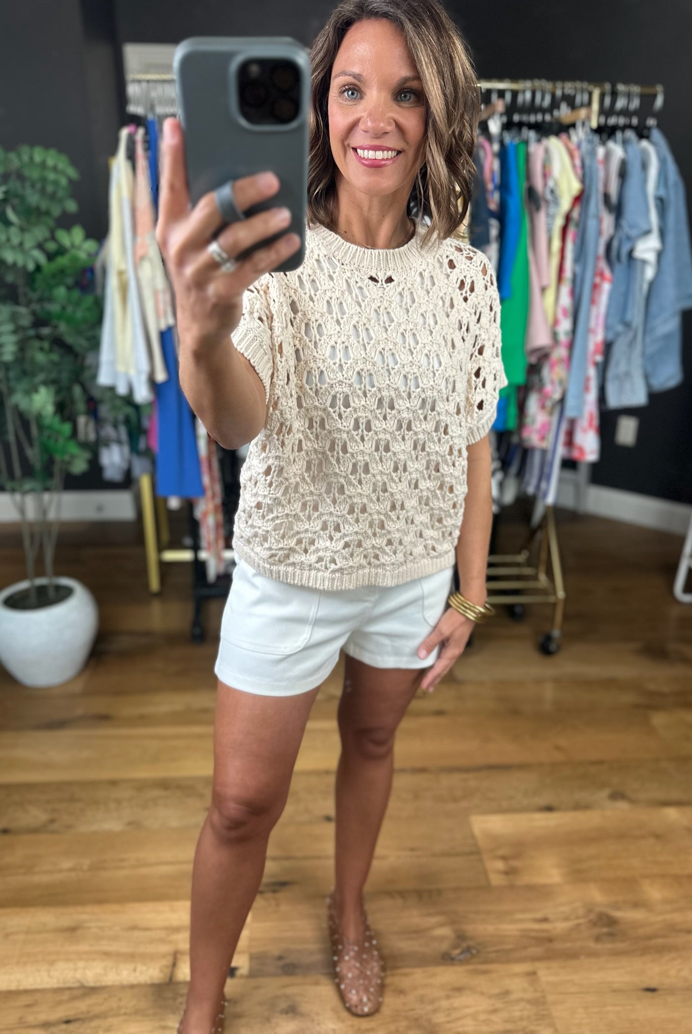 What I've Found Knit Top-Short Sleeves-ee:some-Anna Kaytes Boutique, Women's Fashion Boutique in Grinnell, Iowa