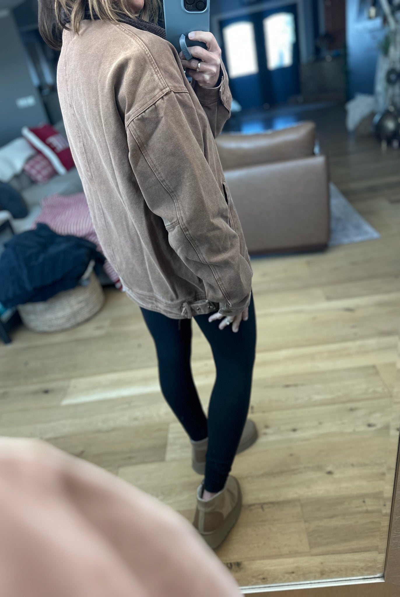 The Rosie Barn Jacket-Jackets-Olivaceous-Anna Kaytes Boutique, Women's Fashion Boutique in Grinnell, Iowa