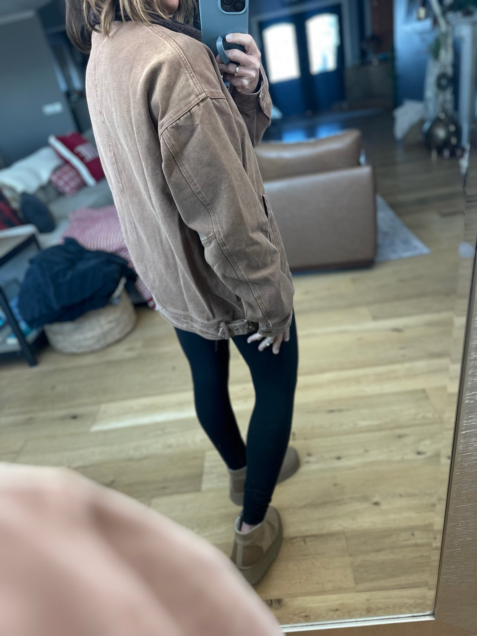 The Rosie Barn Jacket-Jackets-Olivaceous-Anna Kaytes Boutique, Women's Fashion Boutique in Grinnell, Iowa