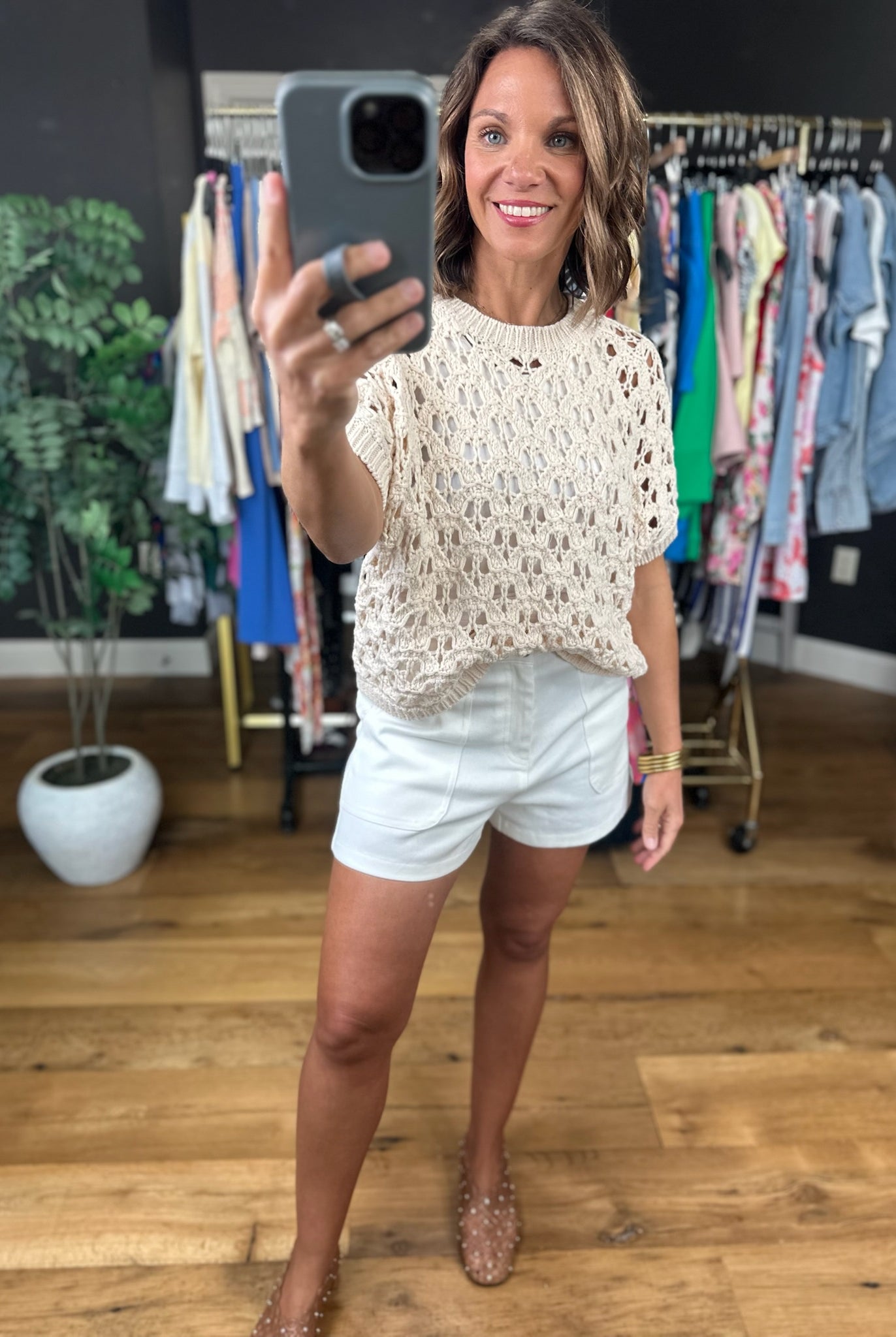 What I've Found Knit Top-Short Sleeves-ee:some-Anna Kaytes Boutique, Women's Fashion Boutique in Grinnell, Iowa