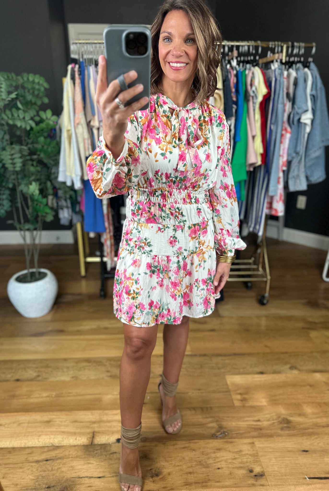 She Will Be Loved Floral Dress-Dresses-Fate-Anna Kaytes Boutique, Women's Fashion Boutique in Grinnell, Iowa