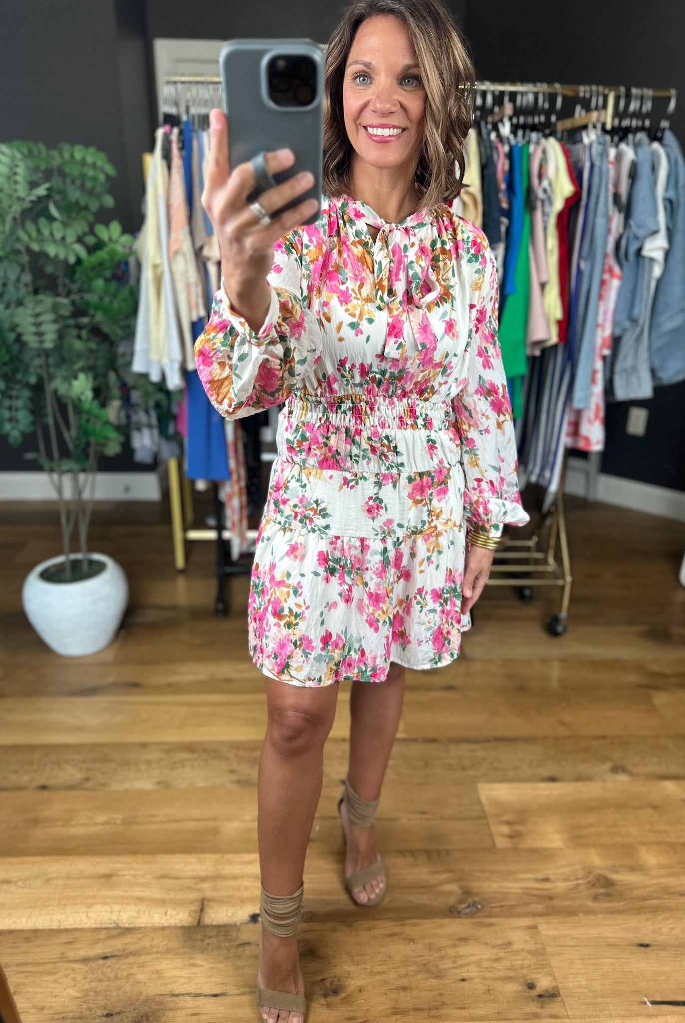 She Will Be Loved Floral Dress-Dresses-Fate-Anna Kaytes Boutique, Women's Fashion Boutique in Grinnell, Iowa