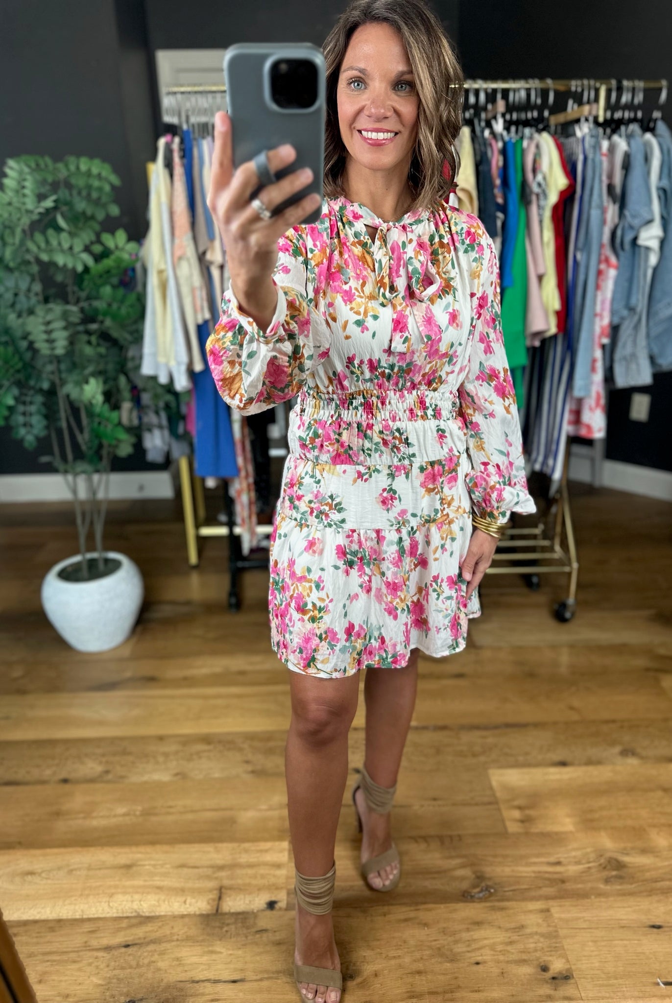 She Will Be Loved Floral Dress-Dresses-Fate-Anna Kaytes Boutique, Women's Fashion Boutique in Grinnell, Iowa