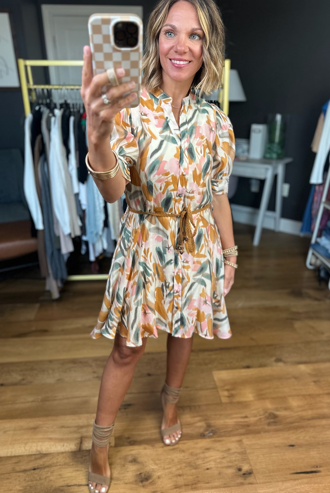 Something About This Tie-Waist Dress - Multiple Options-Entro-Anna Kaytes Boutique, Women's Fashion Boutique in Grinnell, Iowa