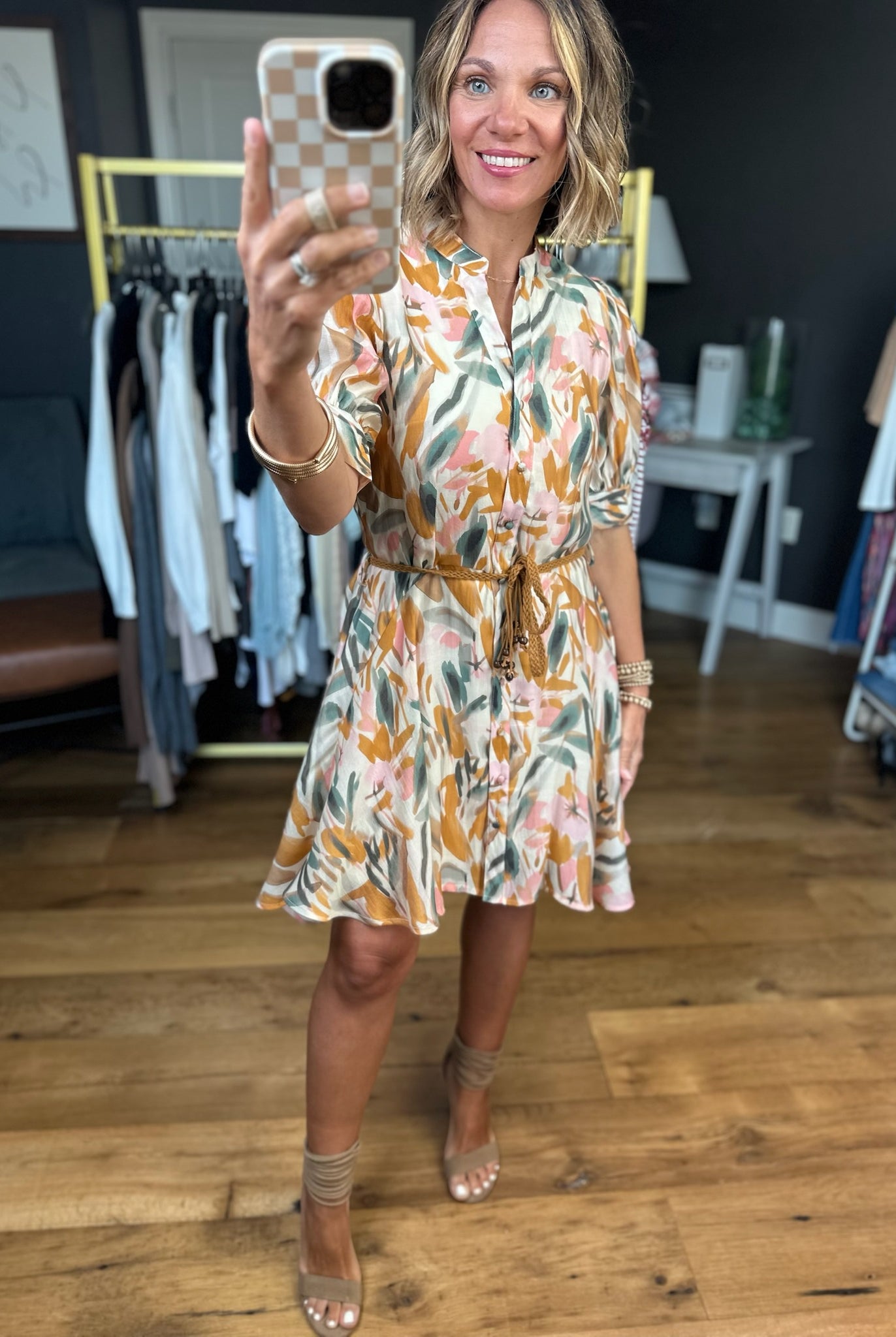 Something About This Tie-Waist Dress - Multiple Options-Entro-Anna Kaytes Boutique, Women's Fashion Boutique in Grinnell, Iowa