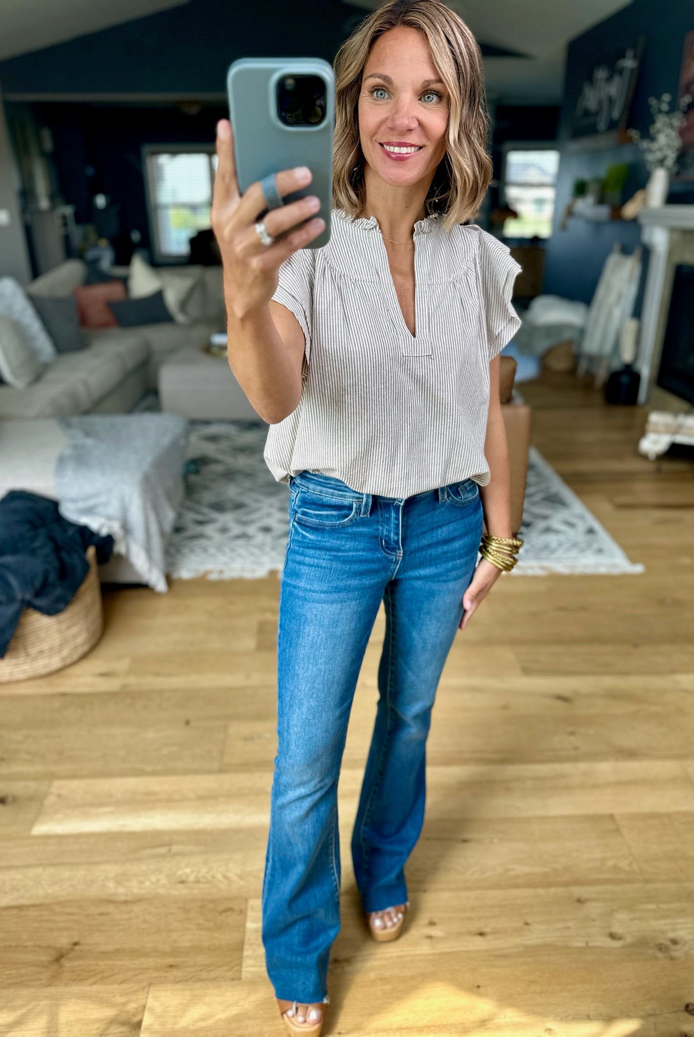 Final Thoughts Flutter Sleeve Top - Coco-Eesome-Anna Kaytes Boutique, Women's Fashion Boutique in Grinnell, Iowa