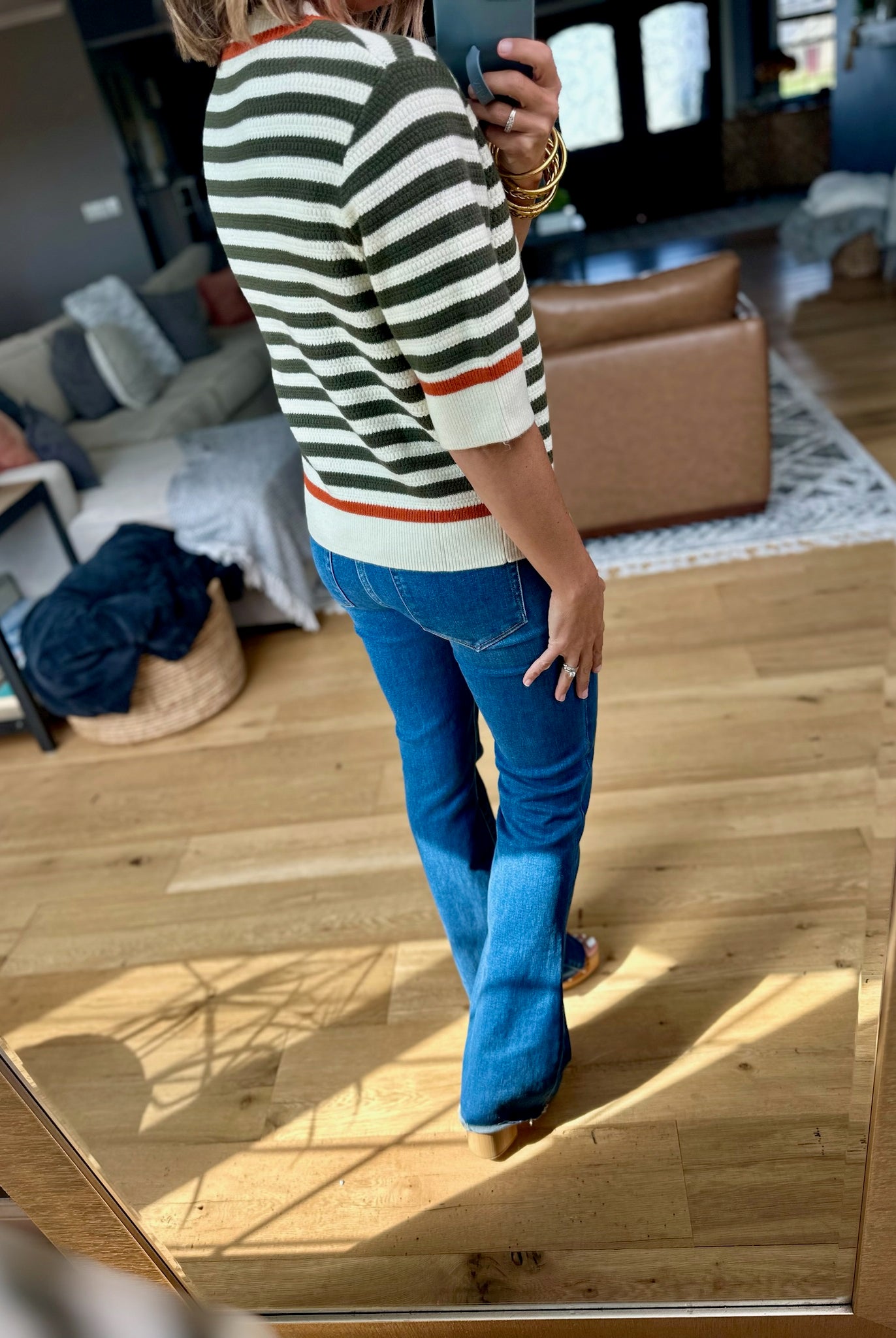 Big Weekend Ahead Striped Knit-THML-Anna Kaytes Boutique, Women's Fashion Boutique in Grinnell, Iowa