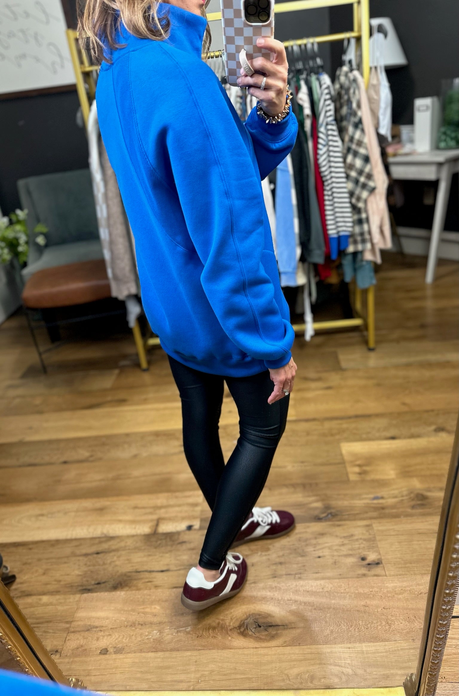 Key To My Heart Zip Pullover - Multiple Options-Very J-Anna Kaytes Boutique, Women's Fashion Boutique in Grinnell, Iowa