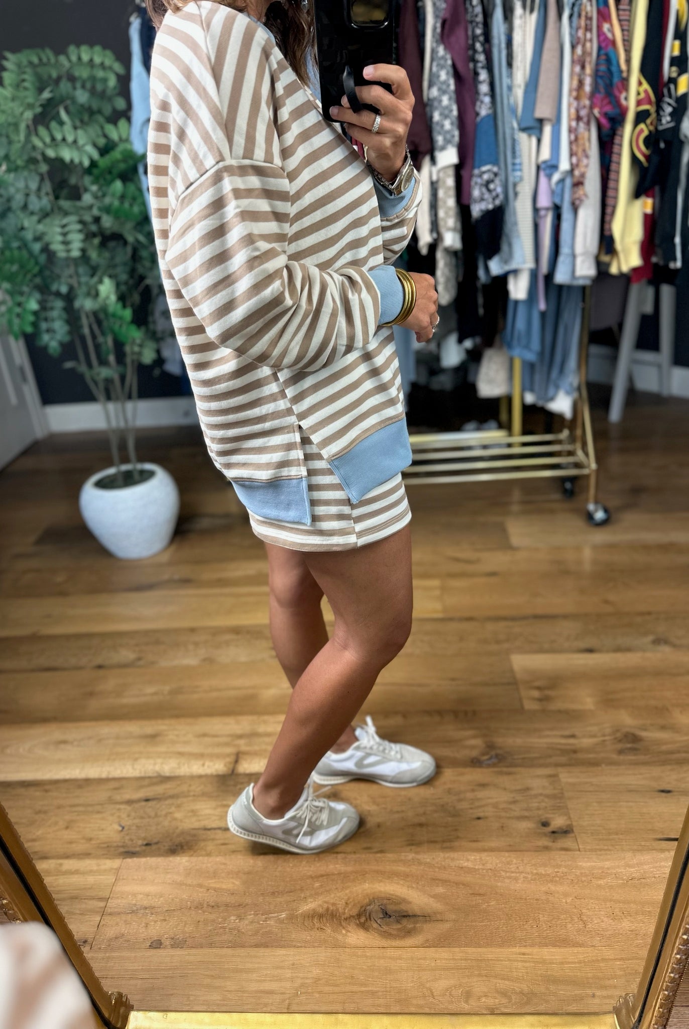 Essential Girl Striped Two-Piece Set-Two Piece Set-Blu Pepper-Anna Kaytes Boutique, Women's Fashion Boutique in Grinnell, Iowa