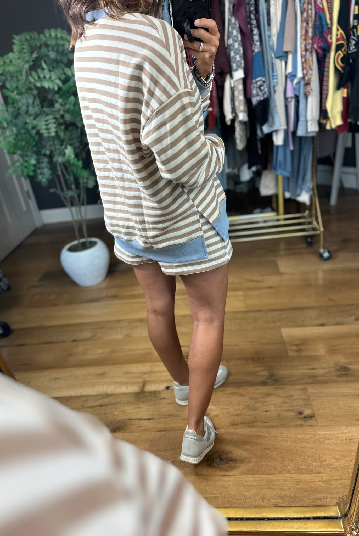 Essential Girl Striped Two-Piece Set-Two Piece Set-Blu Pepper-Anna Kaytes Boutique, Women's Fashion Boutique in Grinnell, Iowa