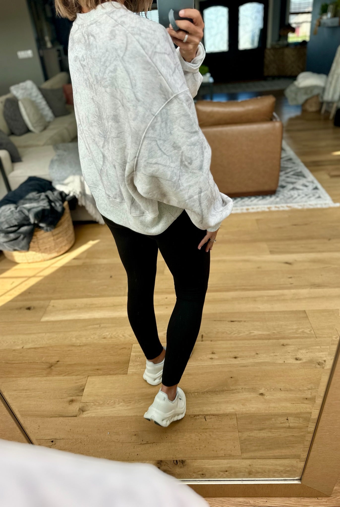 Out Of The Woods Camo Cropped Crewneck-TCEC-Anna Kaytes Boutique, Women's Fashion Boutique in Grinnell, Iowa