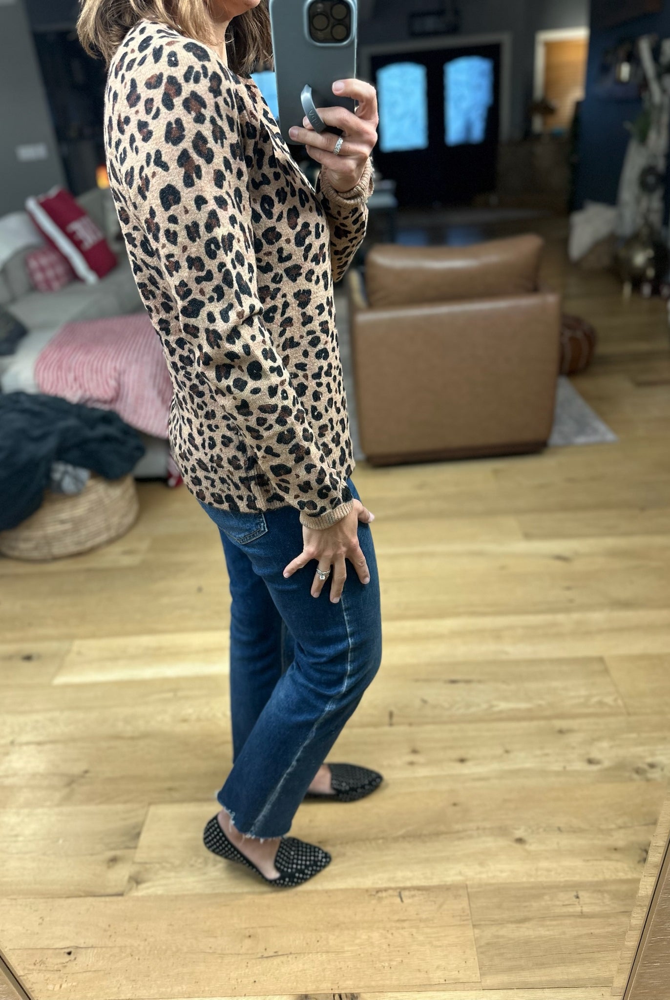 My Mission Animal Print Knit-Sweaters-Staccato-Anna Kaytes Boutique, Women's Fashion Boutique in Grinnell, Iowa