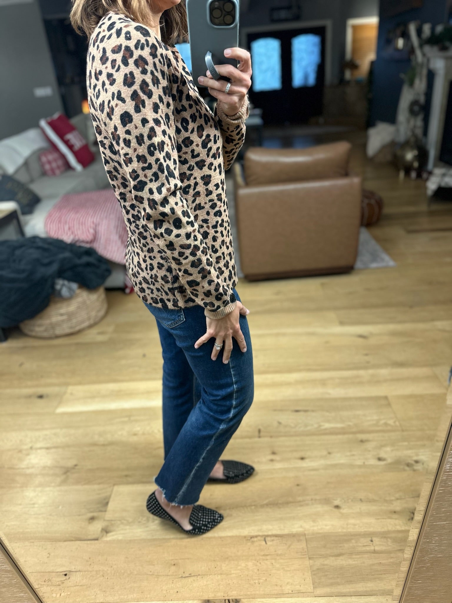 My Mission Animal Print Knit-Sweaters-Staccato-Anna Kaytes Boutique, Women's Fashion Boutique in Grinnell, Iowa