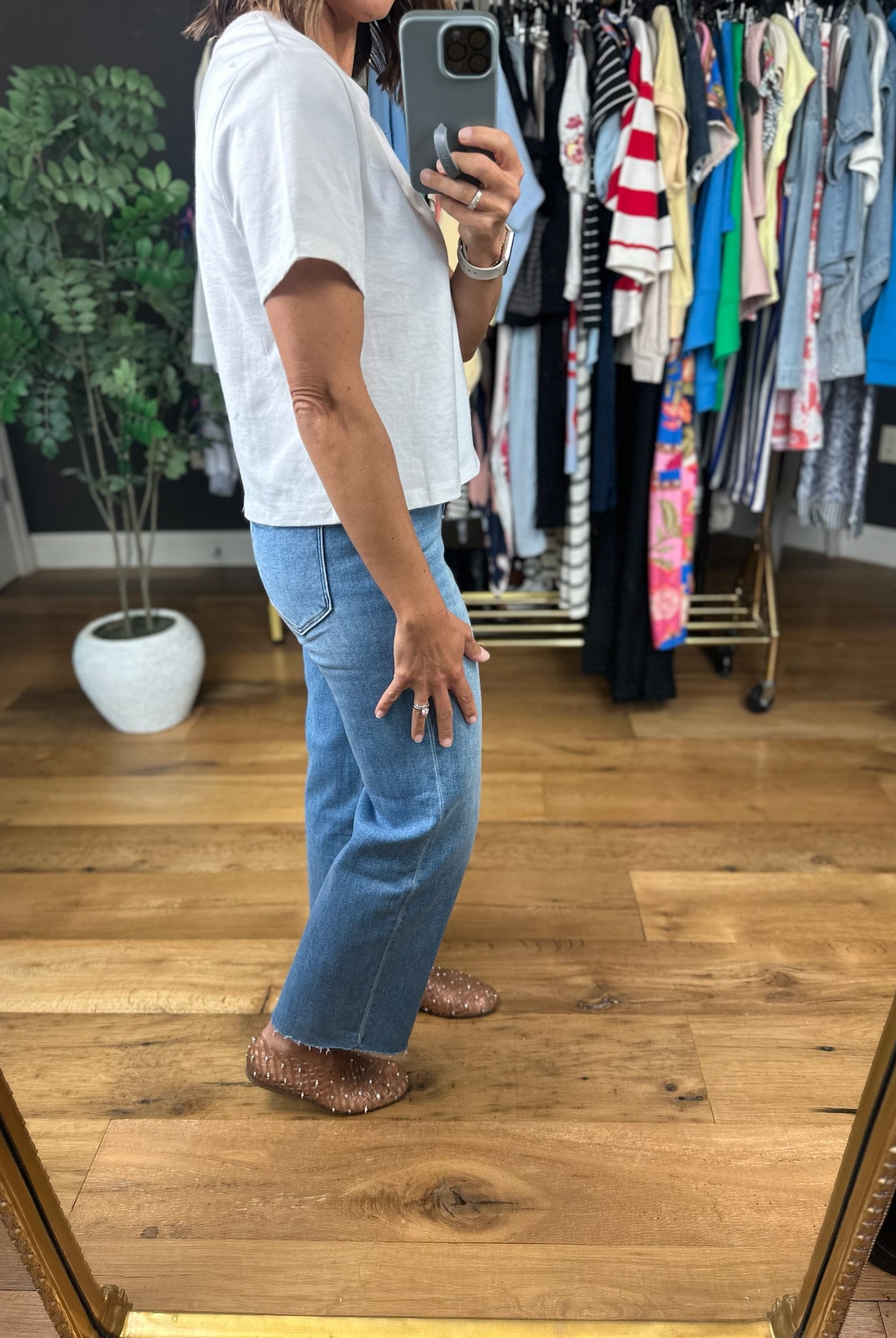 Tell Me More Cotton Tee-Short Sleeves-By Together-Anna Kaytes Boutique, Women's Fashion Boutique in Grinnell, Iowa