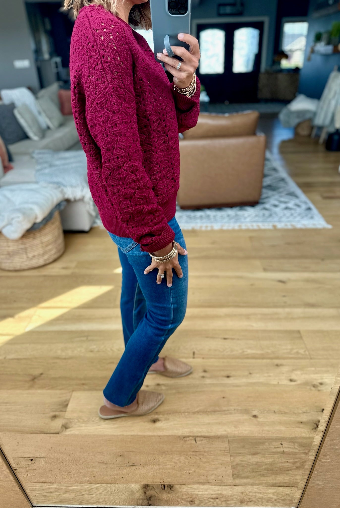 In Our View Crochet Crewneck Top-Wishlist-Anna Kaytes Boutique, Women's Fashion Boutique in Grinnell, Iowa