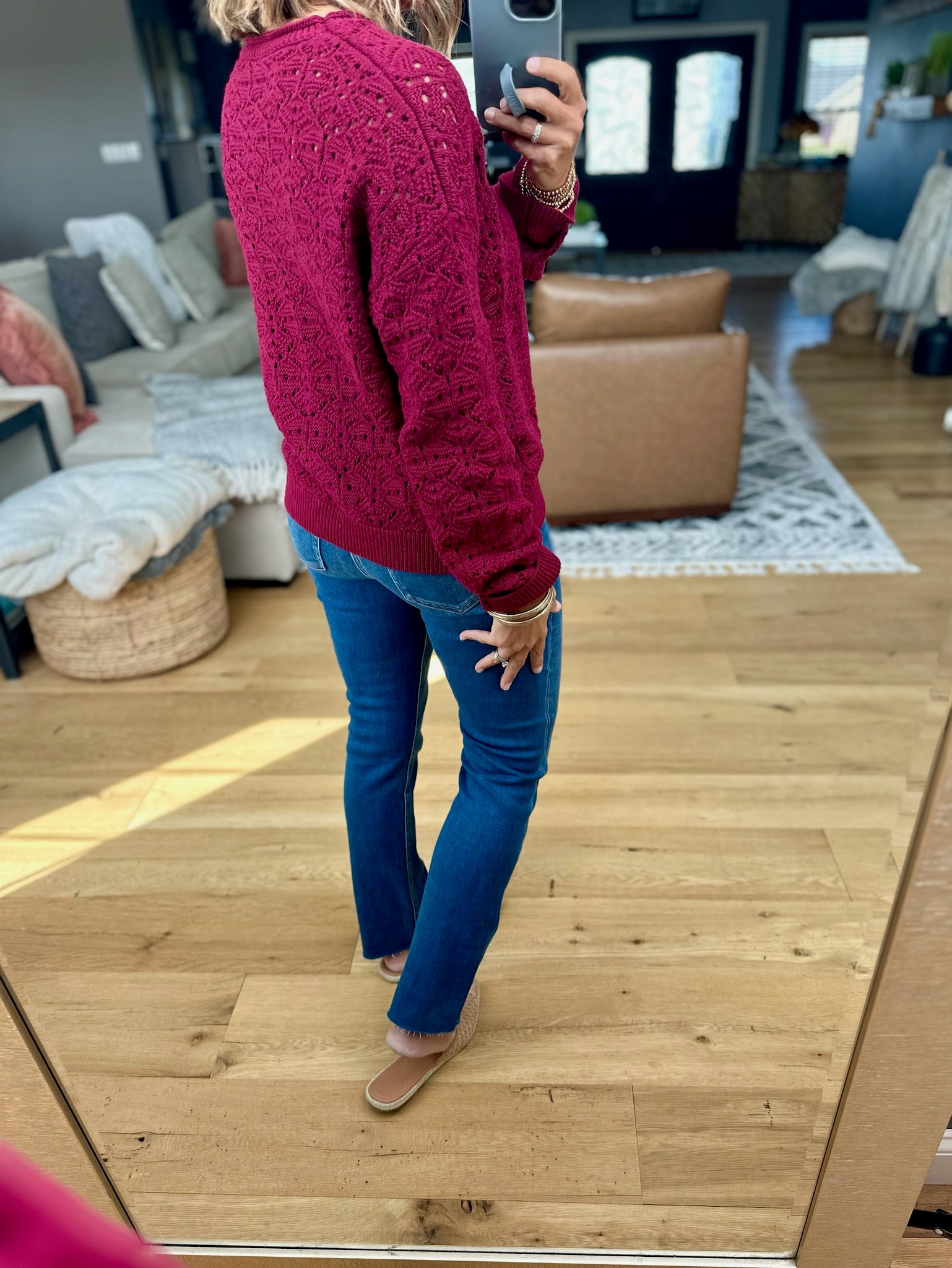 In Our View Crochet Crewneck Top-Wishlist-Anna Kaytes Boutique, Women's Fashion Boutique in Grinnell, Iowa