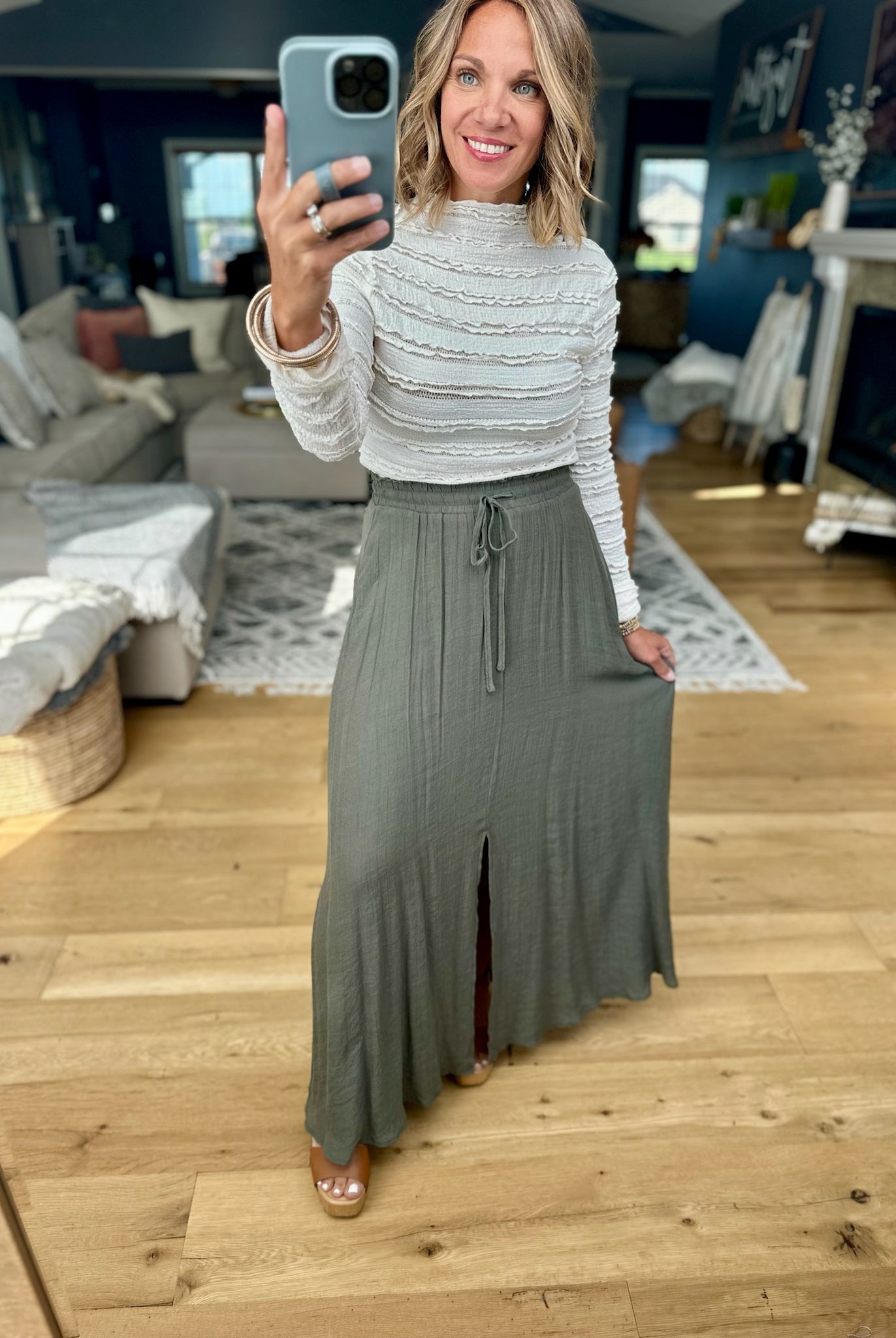 Pick You Up Tie-Waist Maxi Skirt-Wishlist-Anna Kaytes Boutique, Women's Fashion Boutique in Grinnell, Iowa