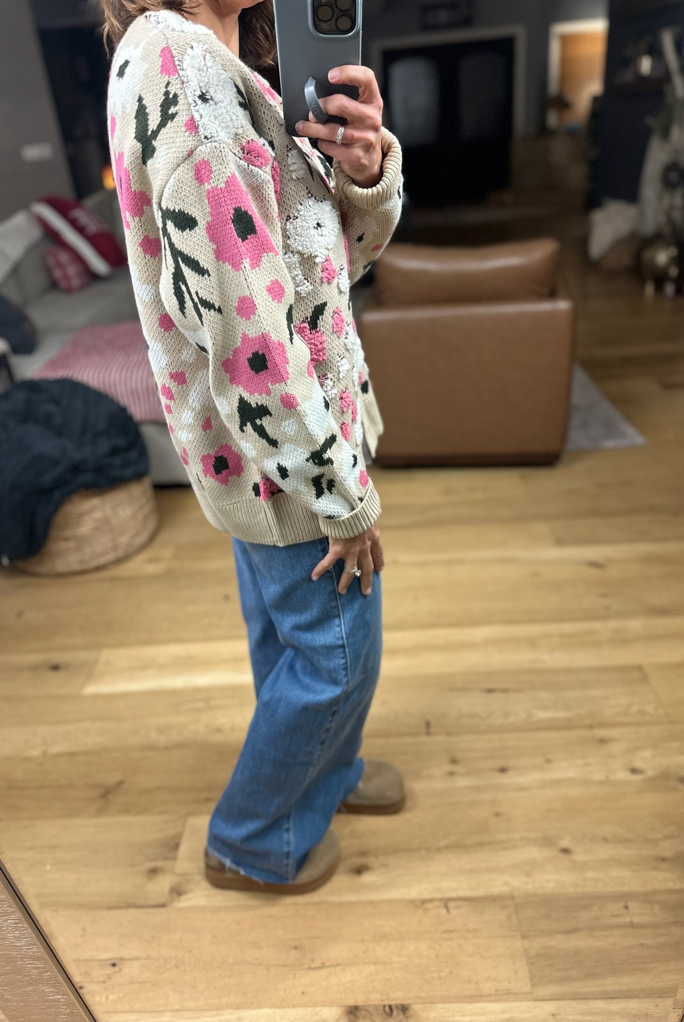 Sweetest Meadow Button Cardigan-Sweaters-Anniewear-Anna Kaytes Boutique, Women's Fashion Boutique in Grinnell, Iowa