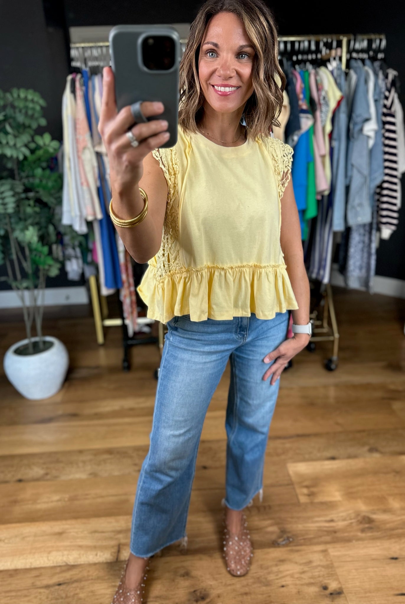 The Right Path Peplum Top-Sleeveless-ee:some-Anna Kaytes Boutique, Women's Fashion Boutique in Grinnell, Iowa