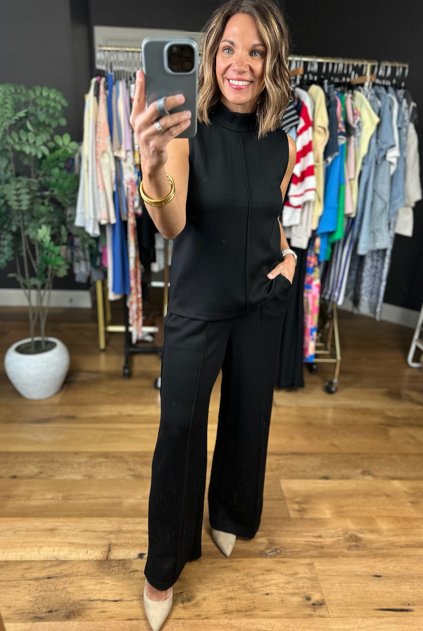 Get Things Done 2-Piece Set-Sleeveless-Entro-Anna Kaytes Boutique, Women's Fashion Boutique in Grinnell, Iowa