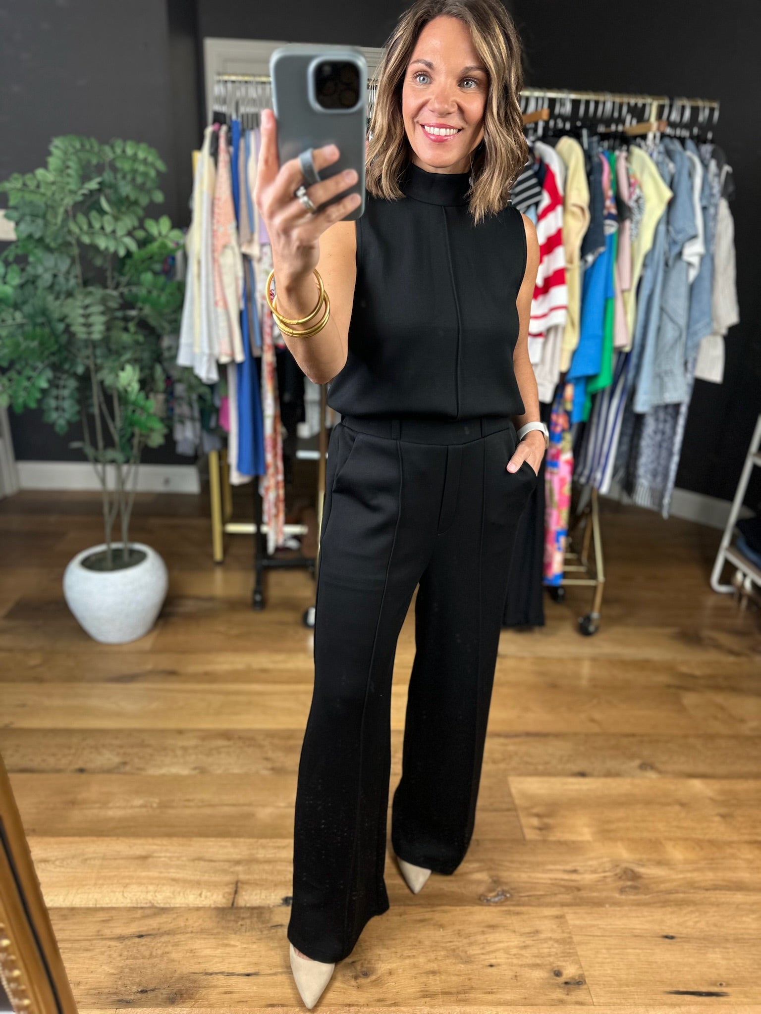 Get Things Done 2-Piece Set-Sleeveless-Entro-Anna Kaytes Boutique, Women's Fashion Boutique in Grinnell, Iowa