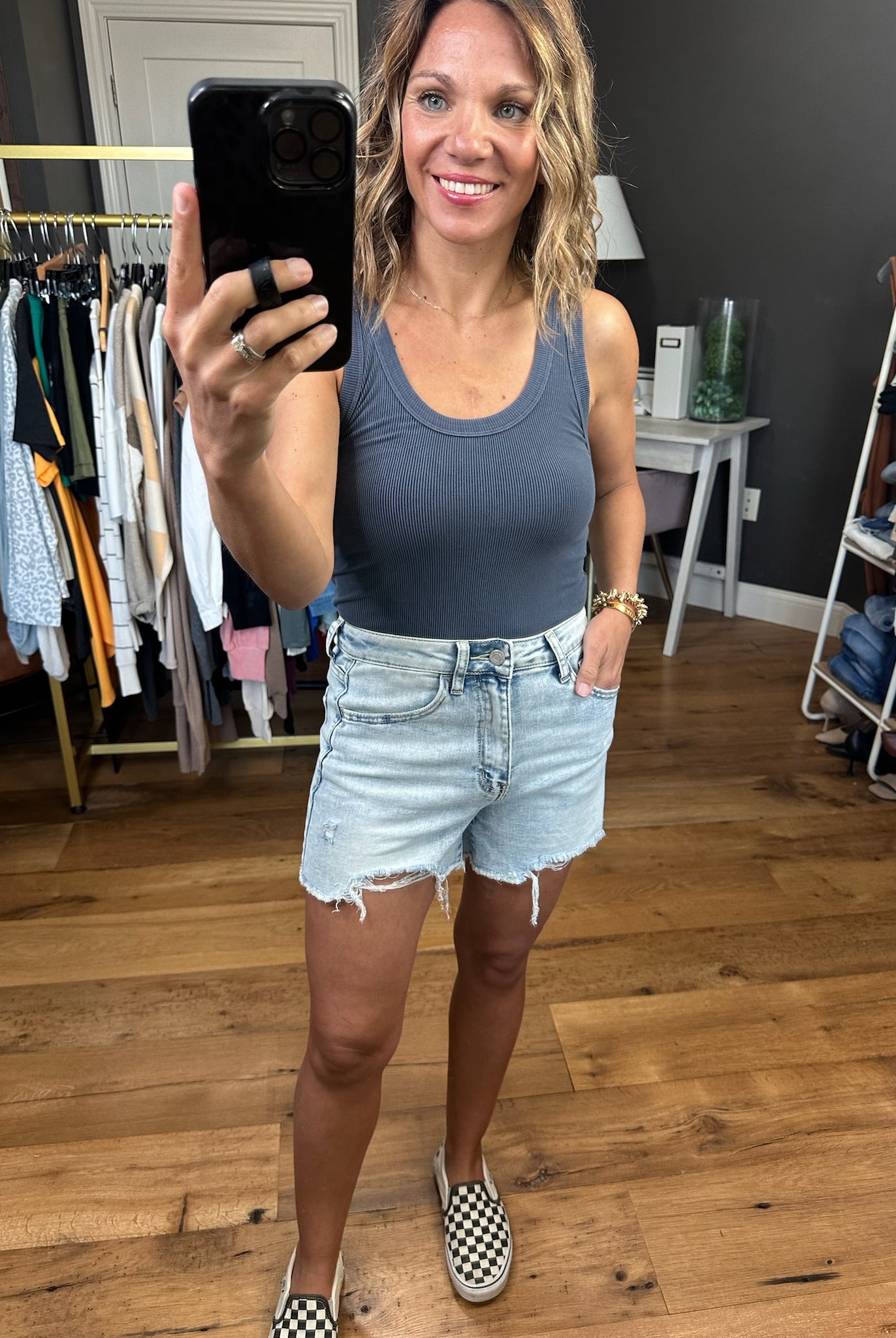 The Mia Scoop Tank - Multiple Options-Sleeveless-Be Cool 19284-Anna Kaytes Boutique, Women's Fashion Boutique in Grinnell, Iowa