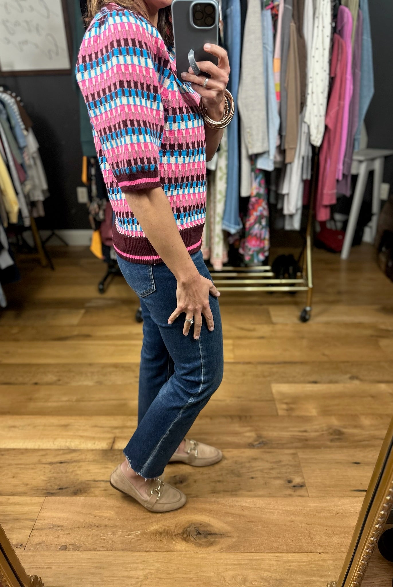 Love My Life Knit Top-Sweaters-THML-Anna Kaytes Boutique, Women's Fashion Boutique in Grinnell, Iowa