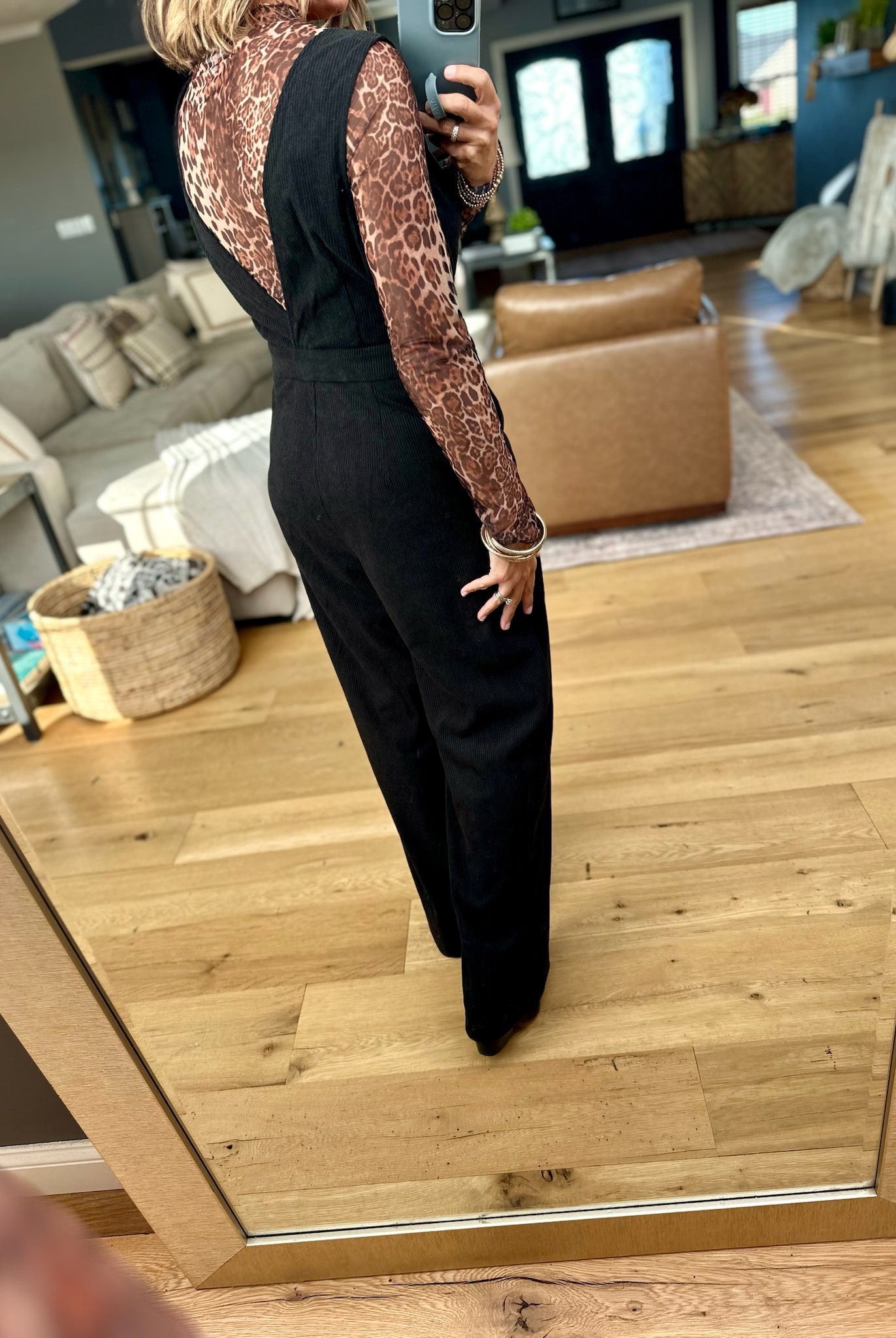 Stand Tall Scoop Neck Corduroy Jumpsuit-Hem & Thread-Anna Kaytes Boutique, Women's Fashion Boutique in Grinnell, Iowa