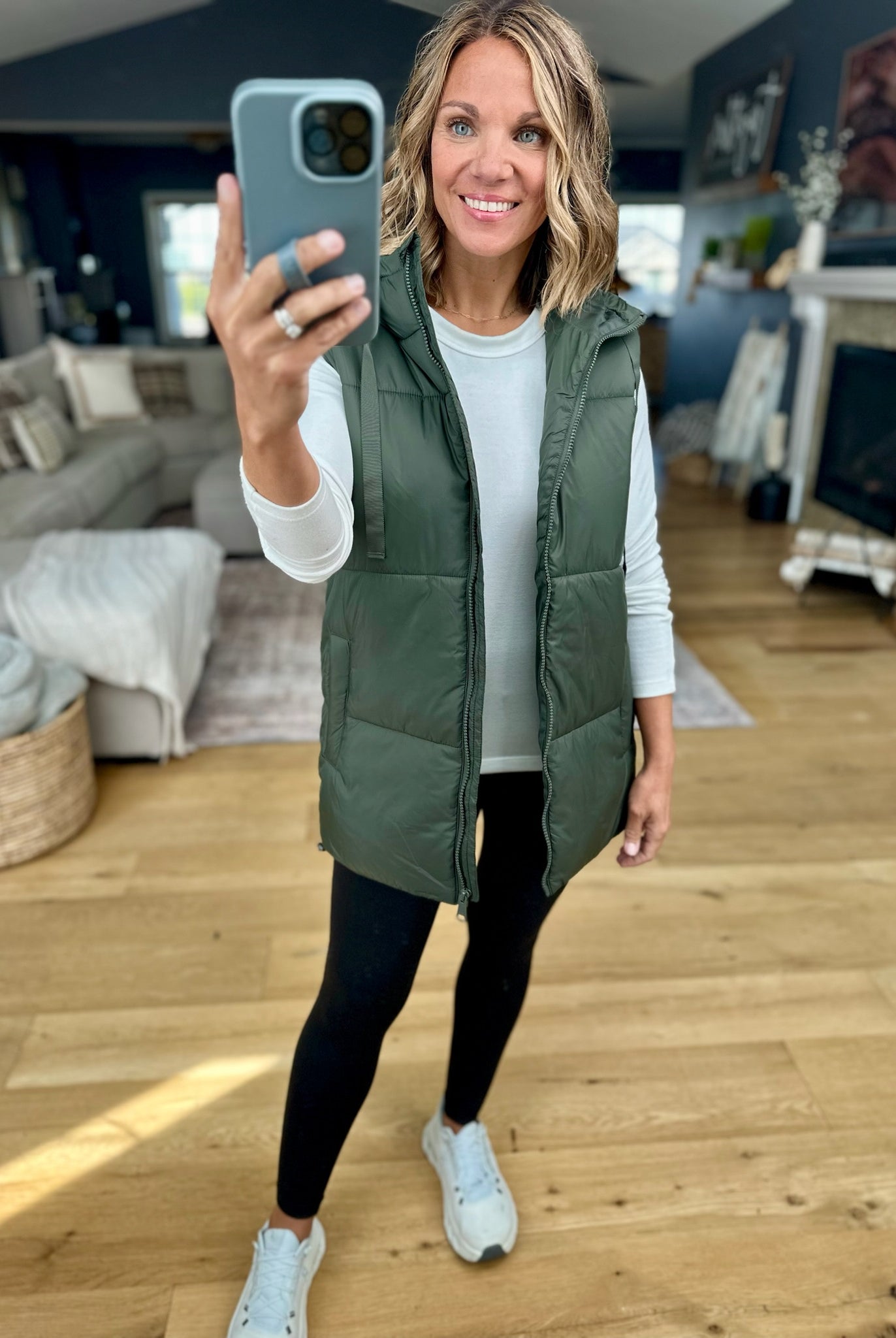 Best Around Hooded Vest-Mono B-Anna Kaytes Boutique, Women's Fashion Boutique in Grinnell, Iowa