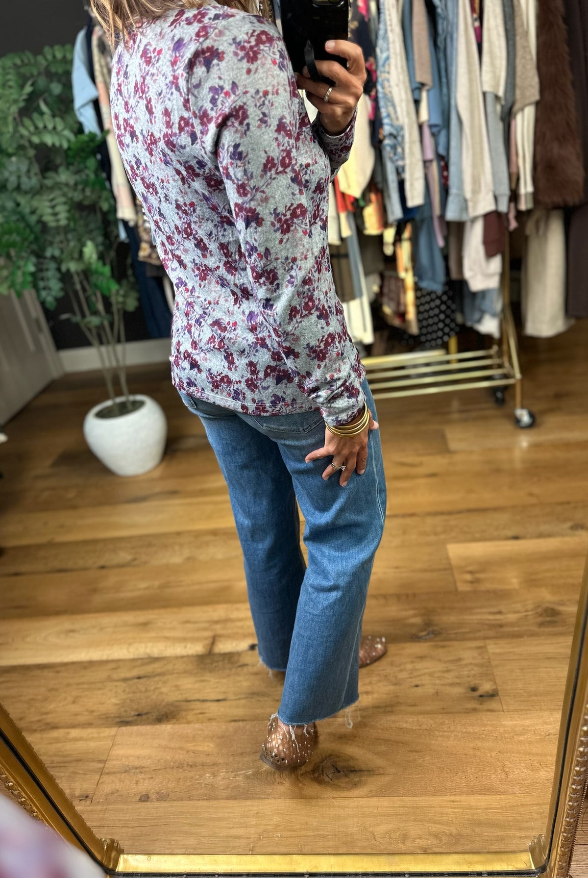 Sweet Symphony Floral Long Sleeve Top-Long Sleeves-Staccato-Anna Kaytes Boutique, Women's Fashion Boutique in Grinnell, Iowa