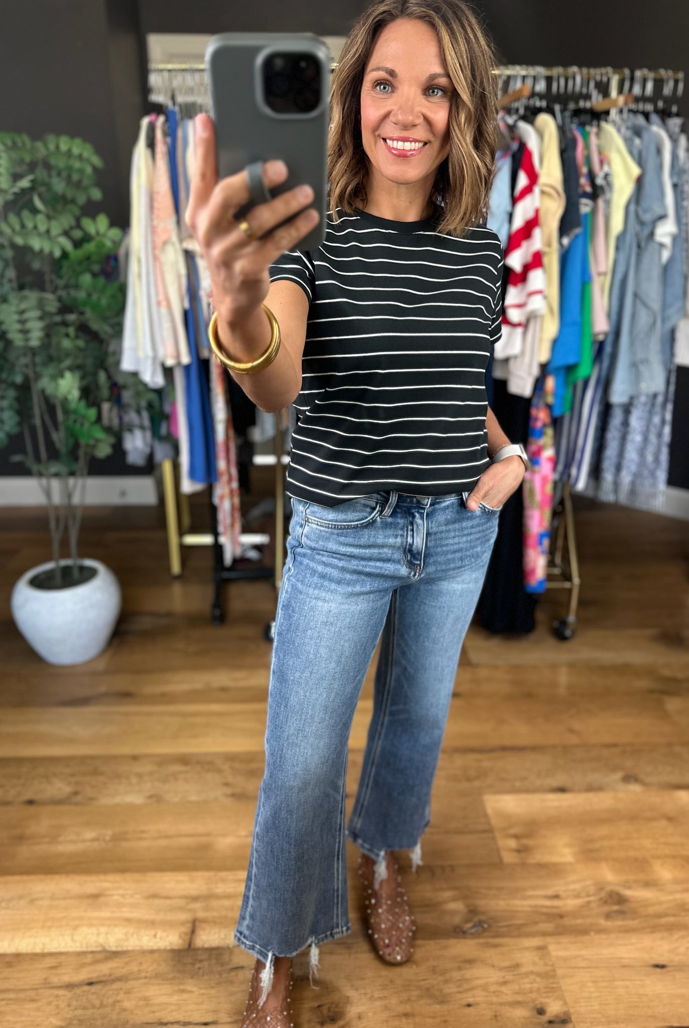 The Maddie Mid-Rise Vintage Flare Denim-Jeans-Flying Monkey-Anna Kaytes Boutique, Women's Fashion Boutique in Grinnell, Iowa