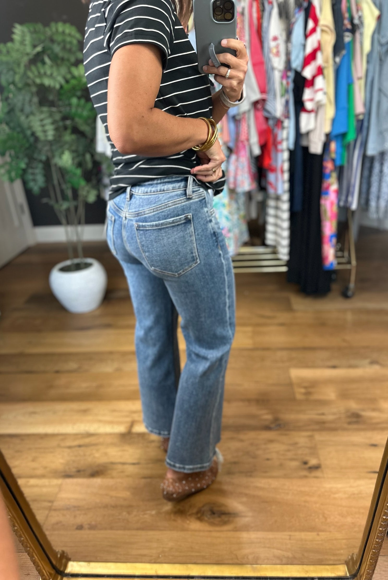 The Maddie Mid-Rise Vintage Flare Denim-Jeans-Flying Monkey-Anna Kaytes Boutique, Women's Fashion Boutique in Grinnell, Iowa