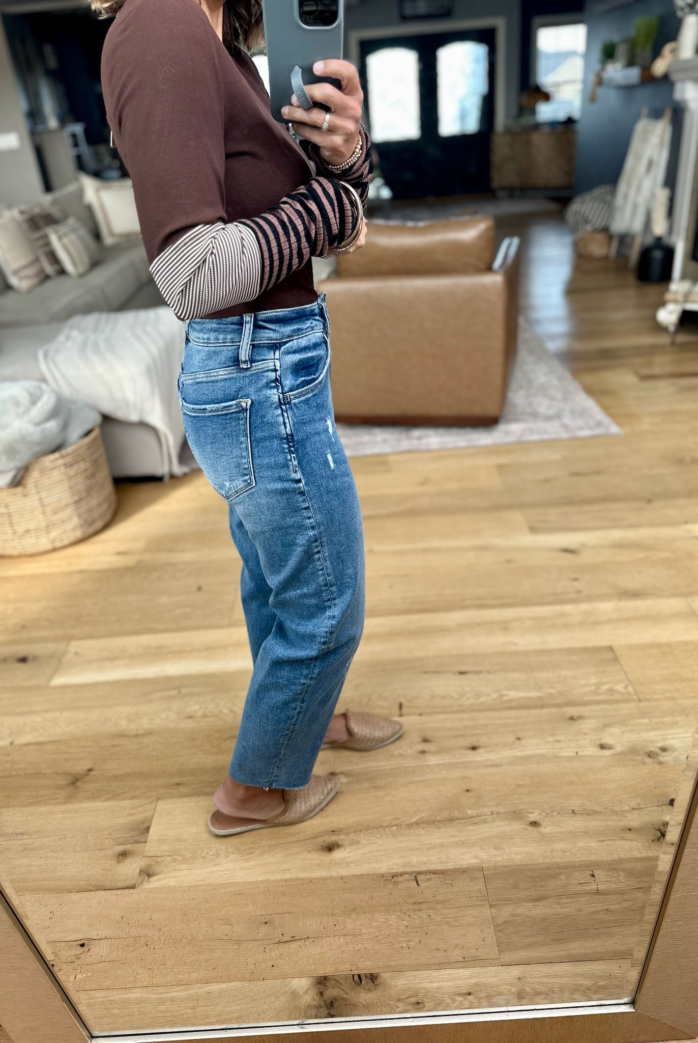 The Brooke High Rise Slim Barrel-Loveret-Anna Kaytes Boutique, Women's Fashion Boutique in Grinnell, Iowa