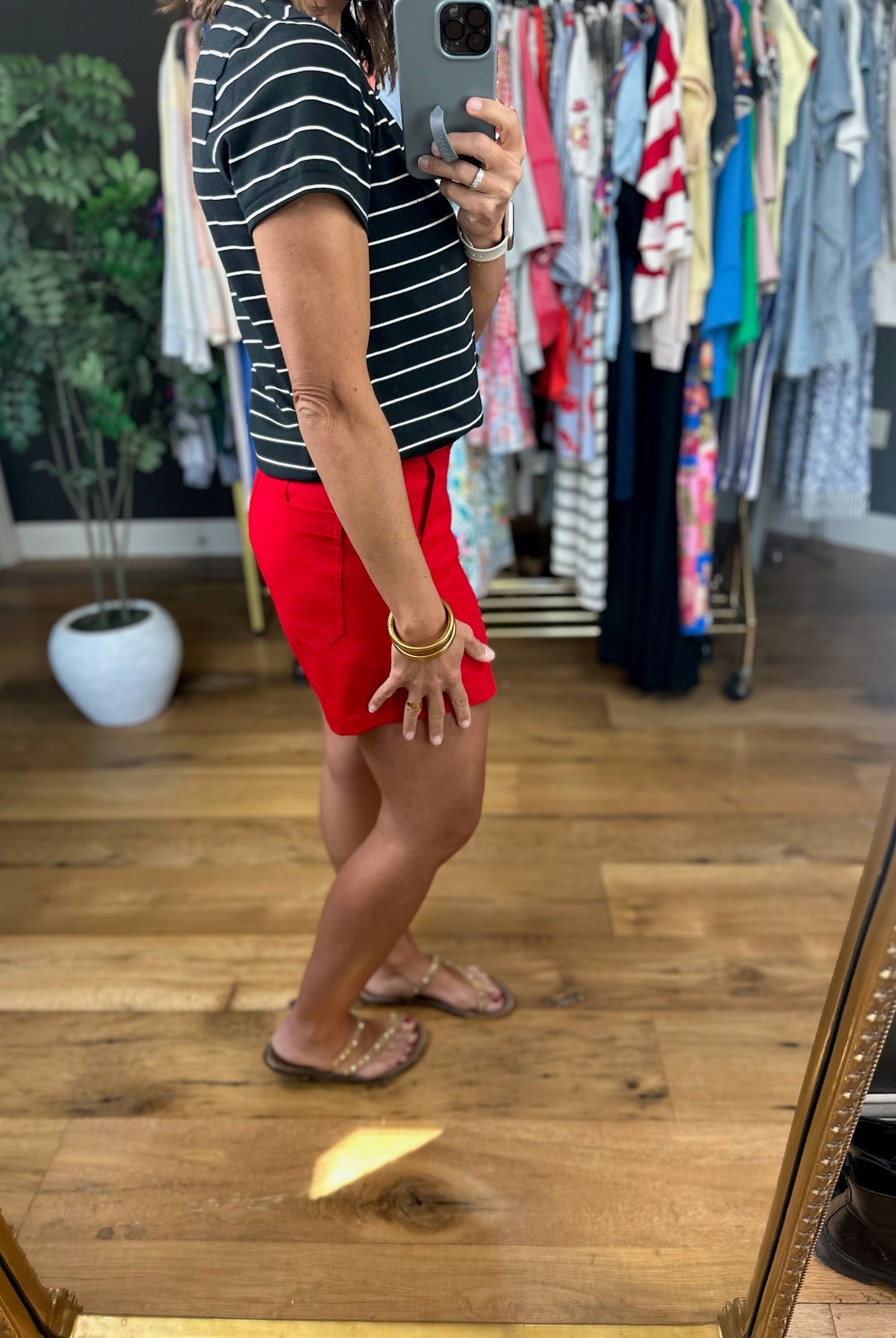 The Asher Striped Tee-Short Sleeves-Thread & Supply-Anna Kaytes Boutique, Women's Fashion Boutique in Grinnell, Iowa
