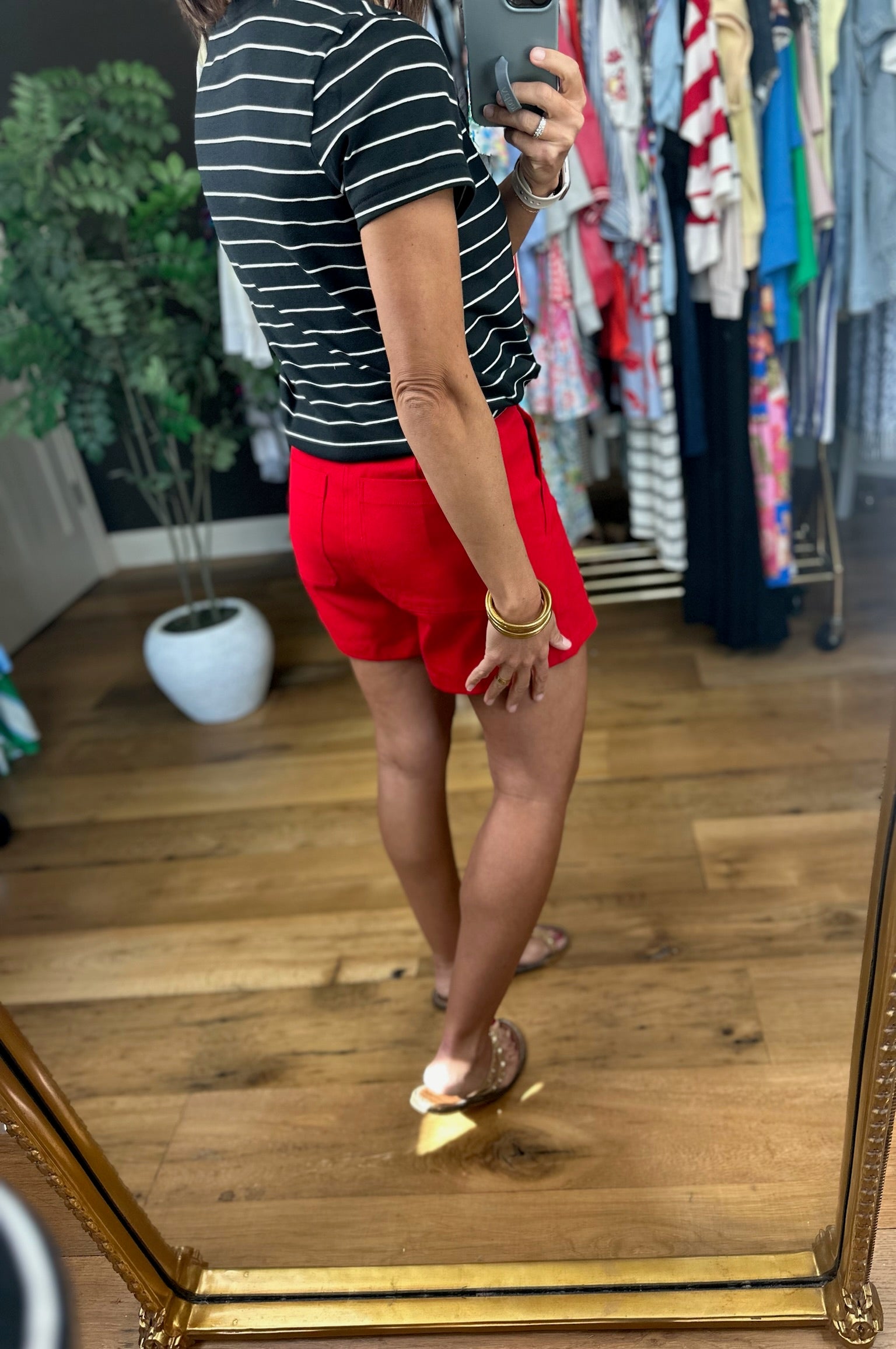 The Asher Striped Tee-Short Sleeves-Thread & Supply-Anna Kaytes Boutique, Women's Fashion Boutique in Grinnell, Iowa