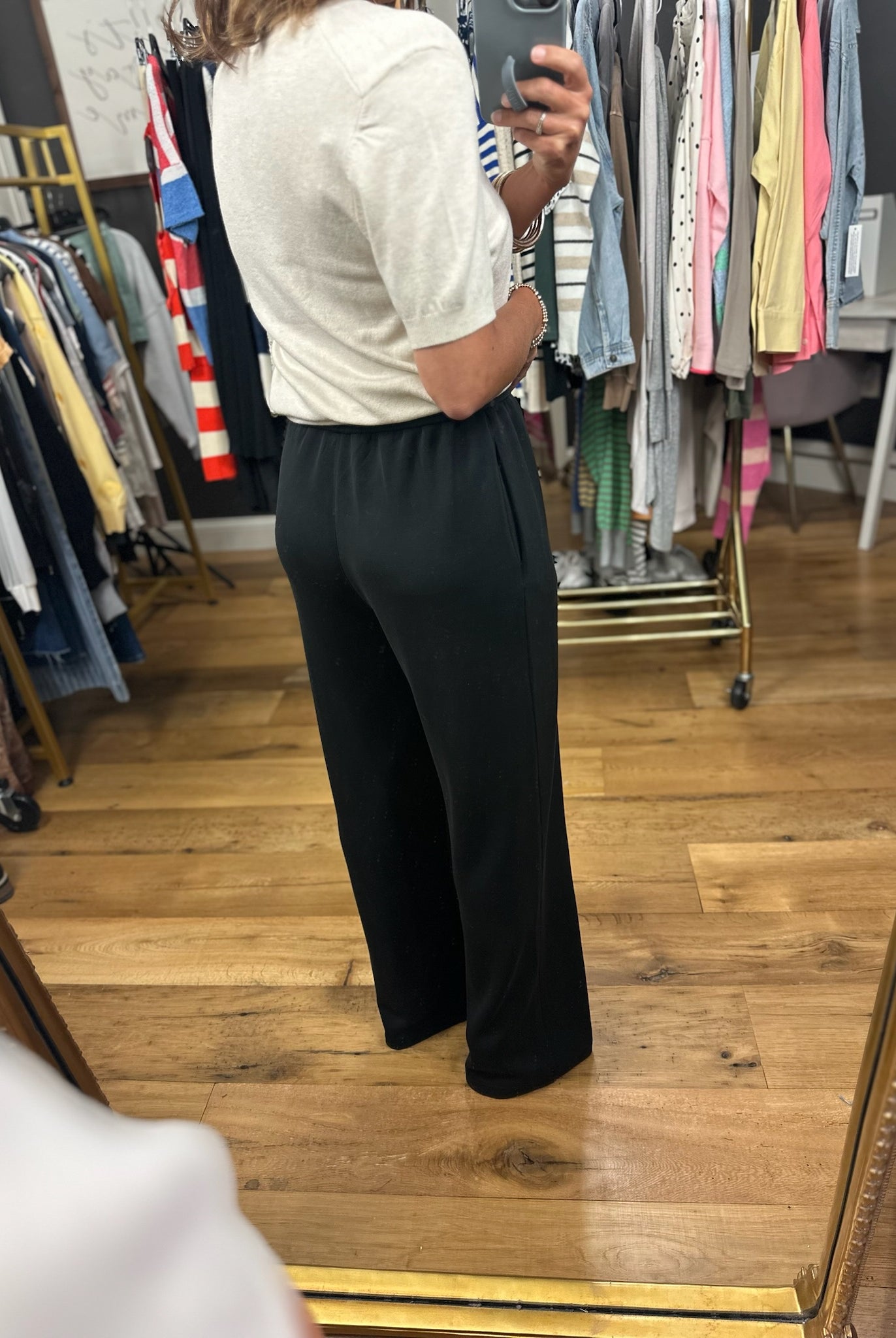 Good Impression Pocket Wide-Leg Pant-Pants-Skies Are Blue-Anna Kaytes Boutique, Women's Fashion Boutique in Grinnell, Iowa