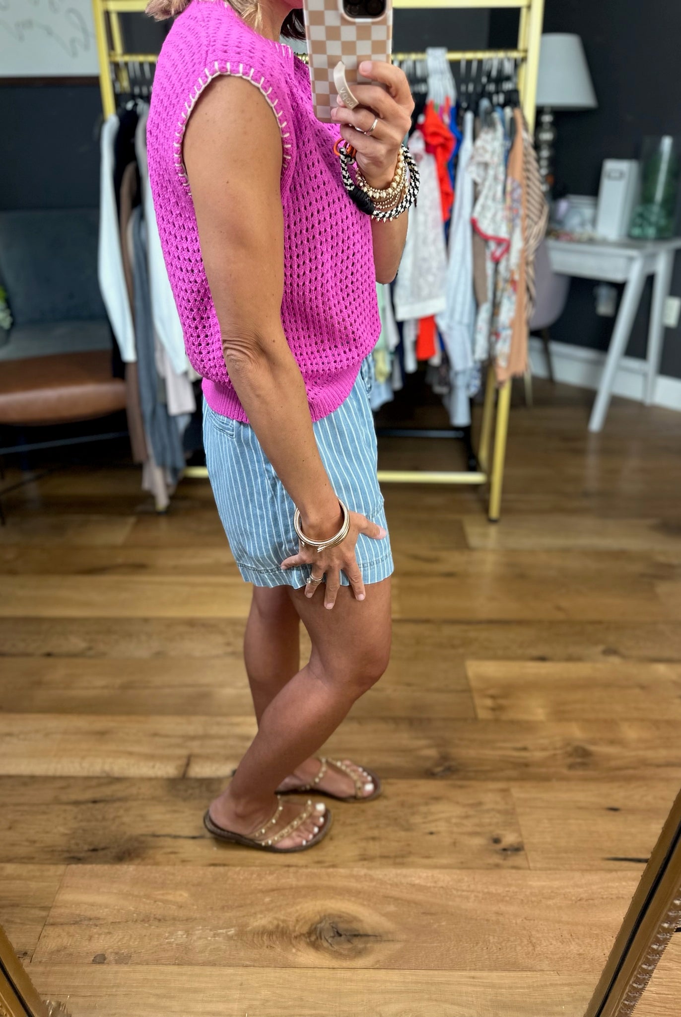 **First Time Feeling Knit Top - Fuschia-La Miel-Anna Kaytes Boutique, Women's Fashion Boutique in Grinnell, Iowa