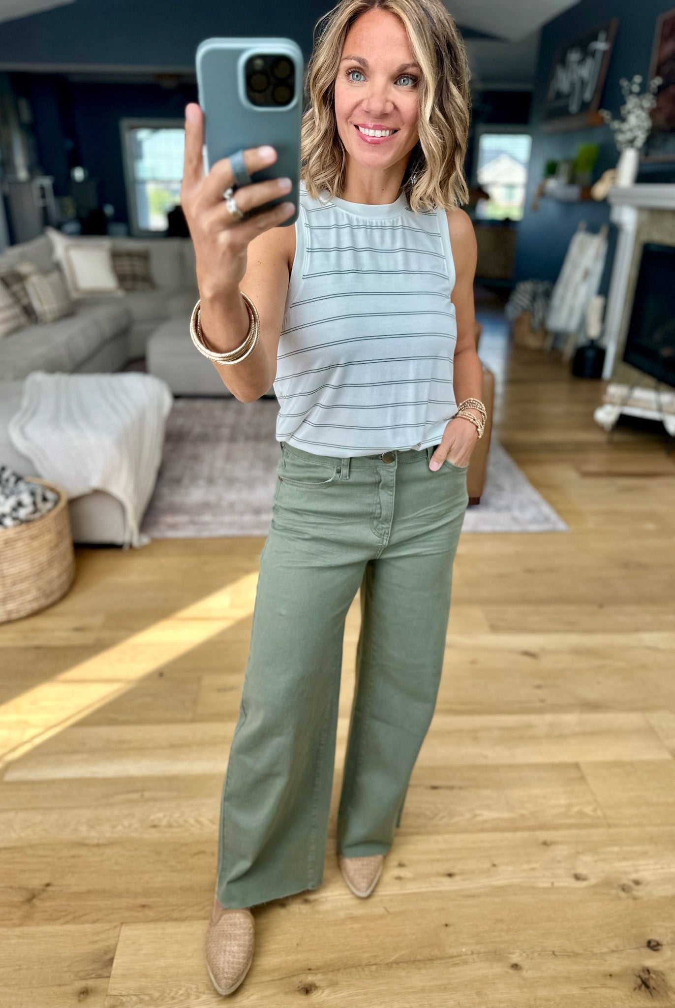 Loved & Layered Striped Tank-Thread & Supply-Anna Kaytes Boutique, Women's Fashion Boutique in Grinnell, Iowa