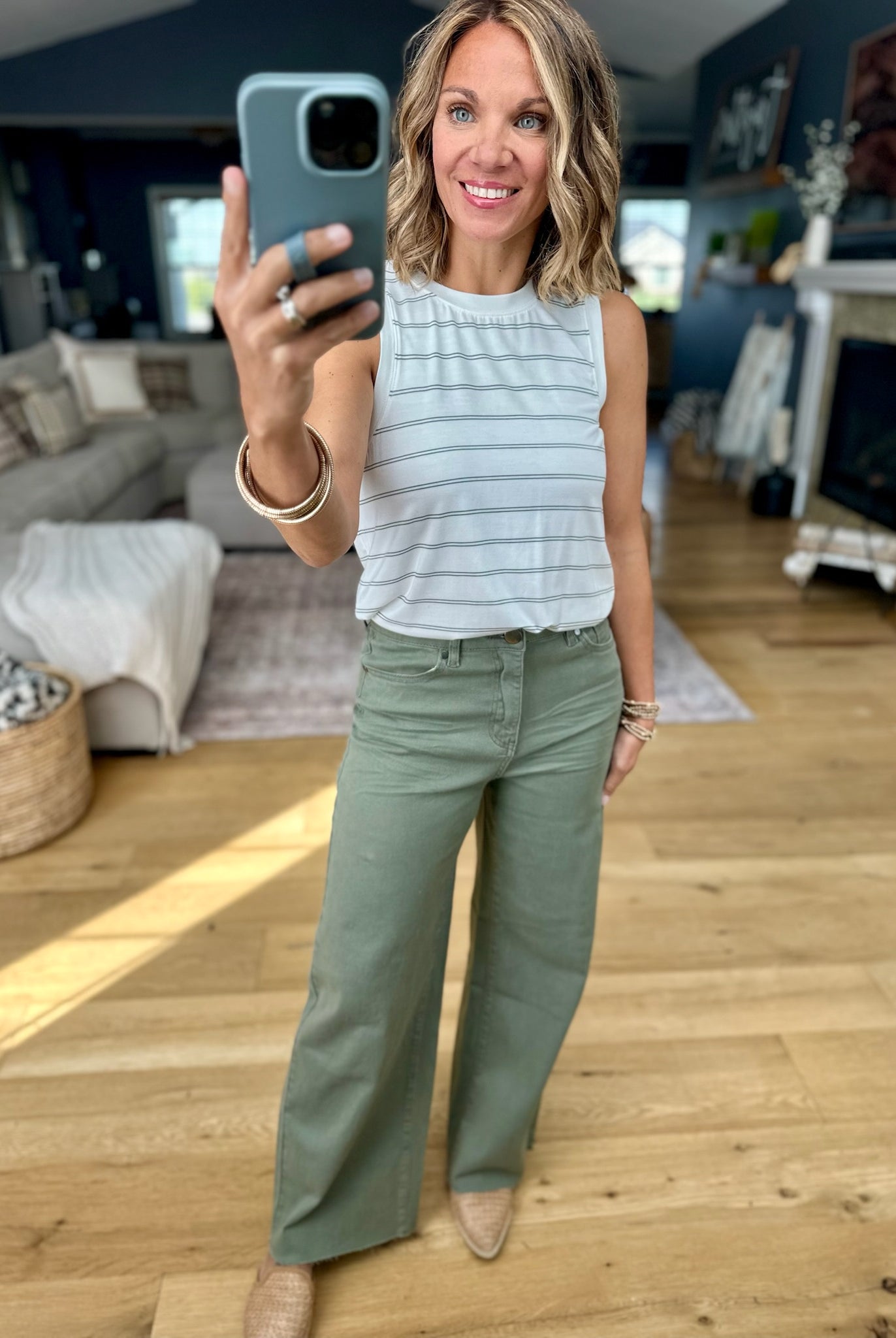 Loved & Layered Striped Tank-Thread & Supply-Anna Kaytes Boutique, Women's Fashion Boutique in Grinnell, Iowa