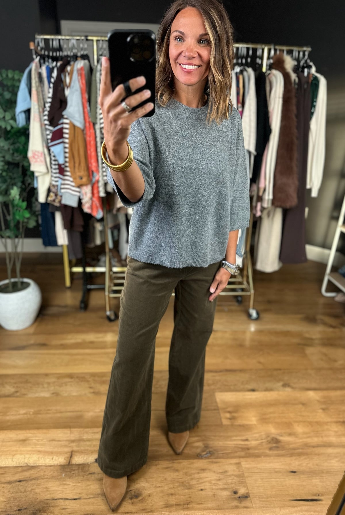 The Devon Wide-Leg Corduroy Pants-Pants-Be Cool-Anna Kaytes Boutique, Women's Fashion Boutique in Grinnell, Iowa