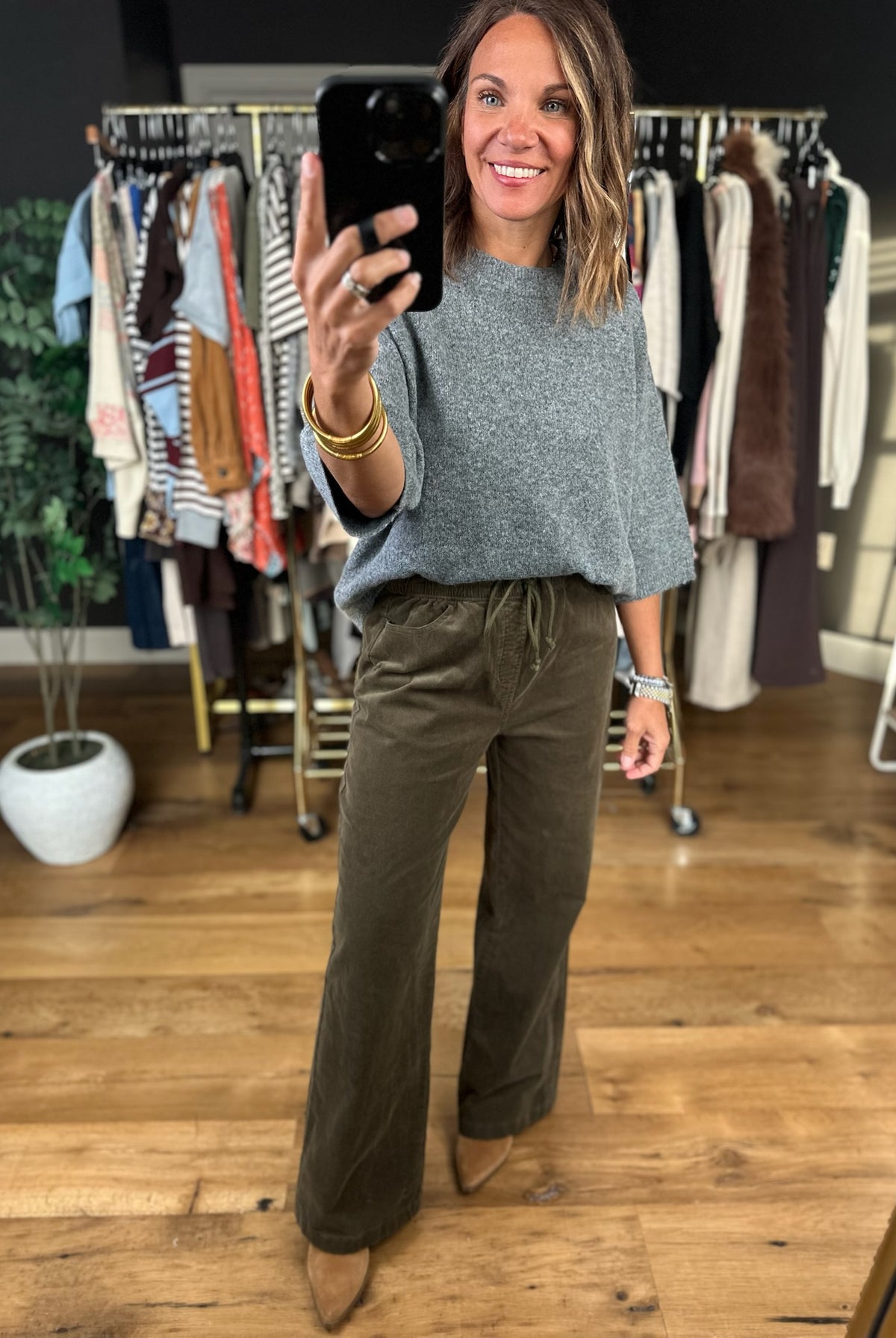 The Devon Wide-Leg Corduroy Pants-Pants-Be Cool-Anna Kaytes Boutique, Women's Fashion Boutique in Grinnell, Iowa