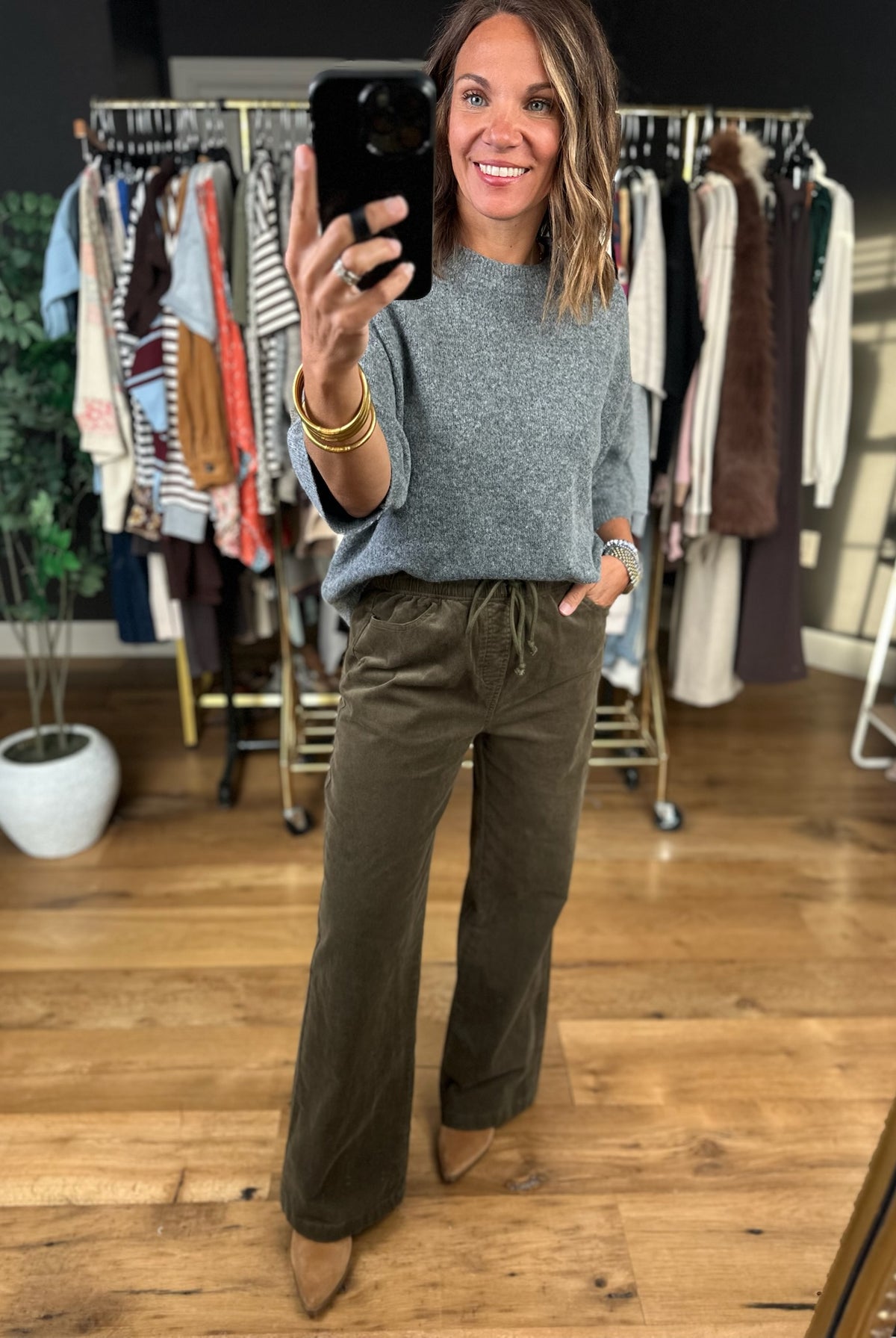 The Devon Wide-Leg Corduroy Pants-Pants-Be Cool-Anna Kaytes Boutique, Women's Fashion Boutique in Grinnell, Iowa