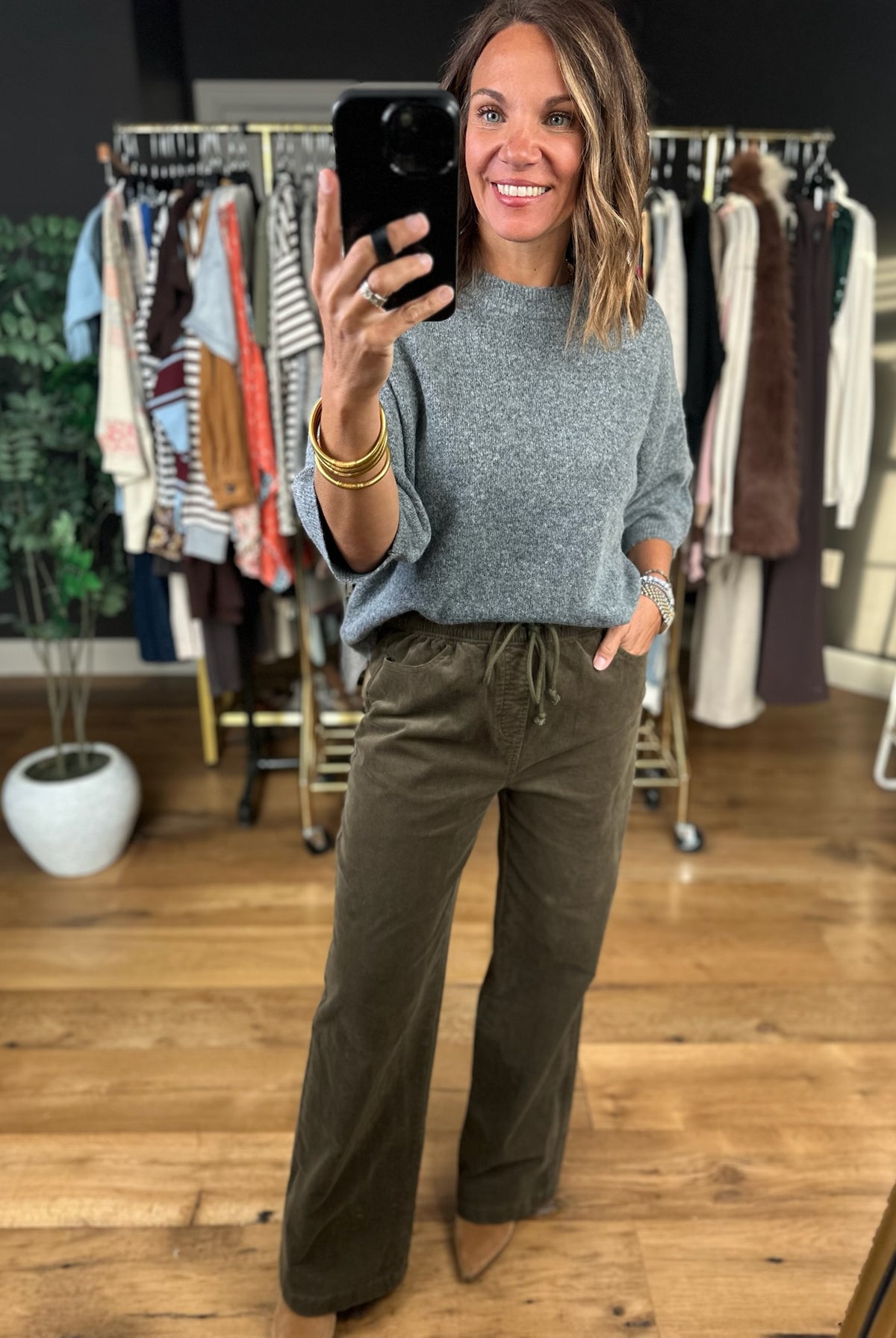 The Devon Wide-Leg Corduroy Pants-Pants-Be Cool-Anna Kaytes Boutique, Women's Fashion Boutique in Grinnell, Iowa