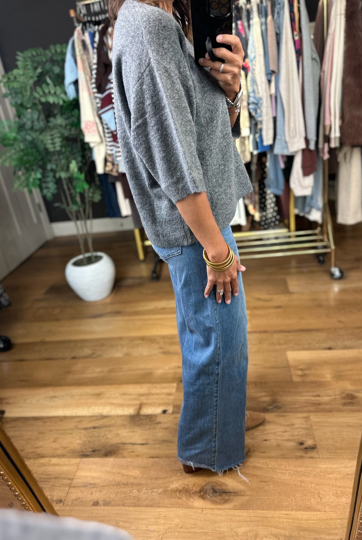 This Time Boxy Knit Sweater-Sweaters-Blu Pepper-Anna Kaytes Boutique, Women's Fashion Boutique in Grinnell, Iowa