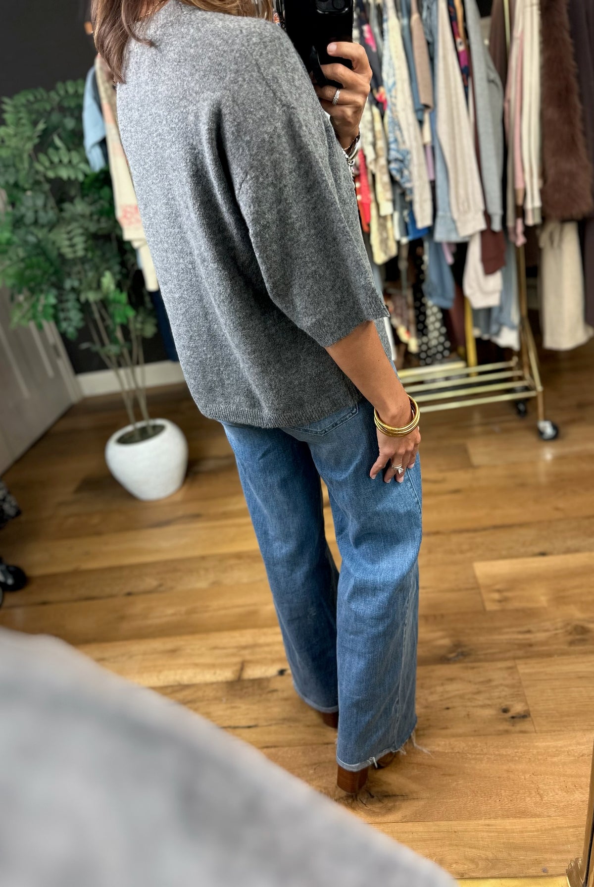 This Time Boxy Knit Sweater-Sweaters-Blu Pepper-Anna Kaytes Boutique, Women's Fashion Boutique in Grinnell, Iowa