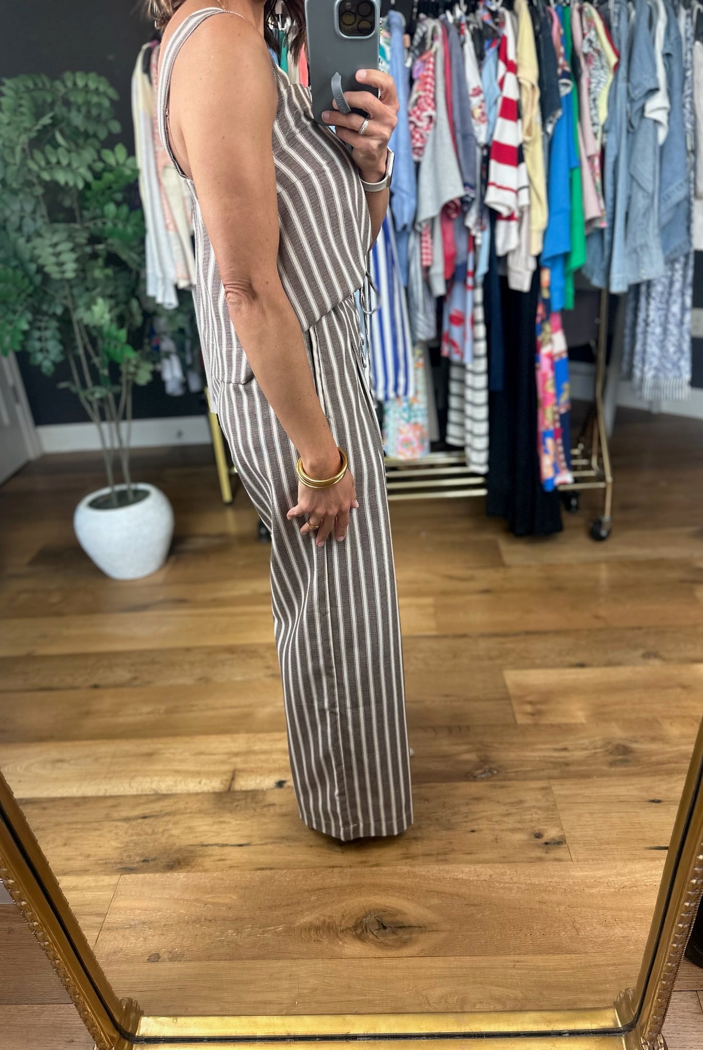 Place For Me Striped Linen Set-Sleeveless-Blu Pepper-Anna Kaytes Boutique, Women's Fashion Boutique in Grinnell, Iowa