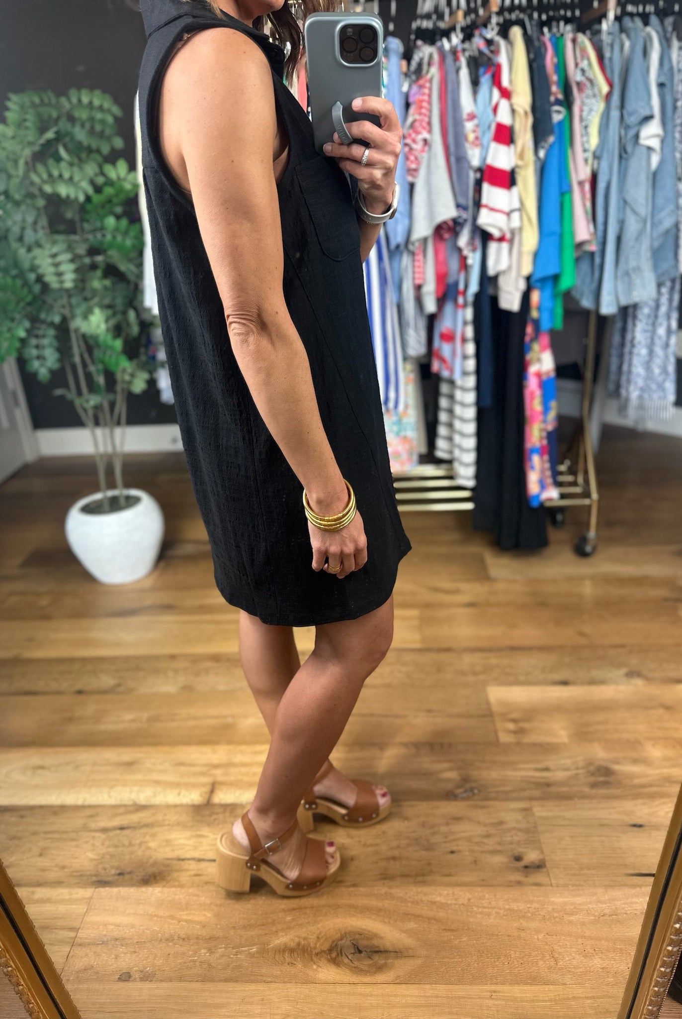 Z Supply New Light Textured Mini Dress-Dresses-Z Supply-Anna Kaytes Boutique, Women's Fashion Boutique in Grinnell, Iowa