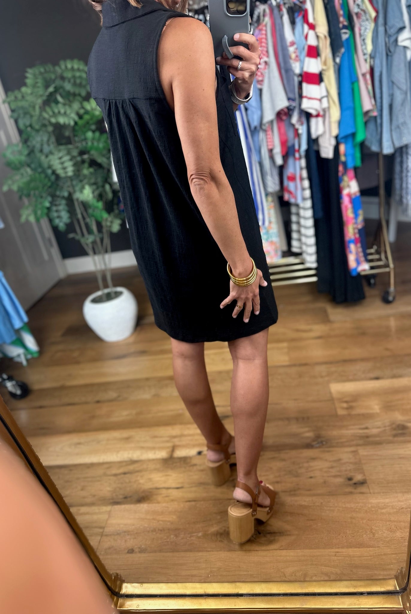 Z Supply New Light Textured Mini Dress-Dresses-Z Supply-Anna Kaytes Boutique, Women's Fashion Boutique in Grinnell, Iowa